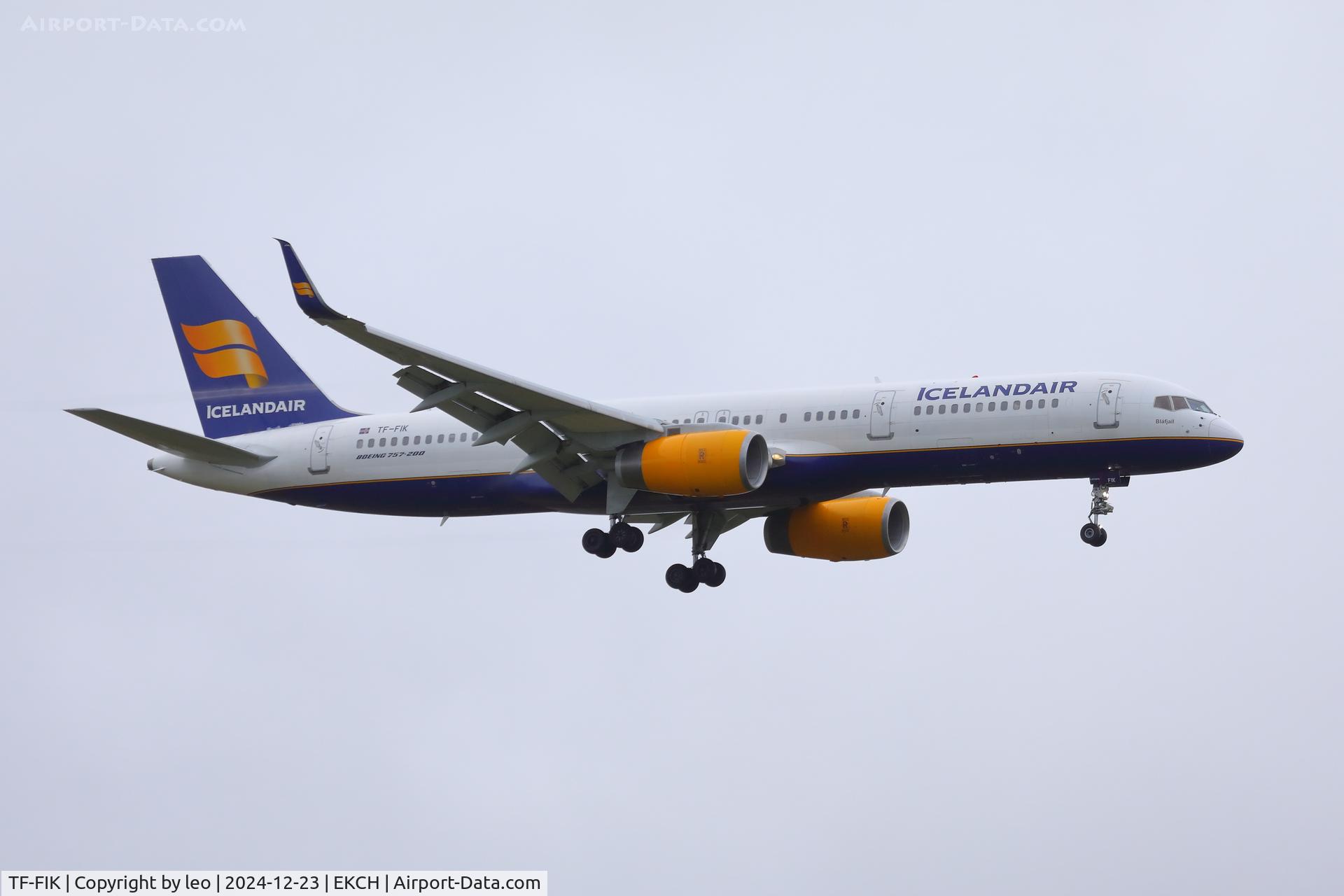 TF-FIK, 1999 Boeing 757-256 C/N 26254, Copenhagen 23.12.2024