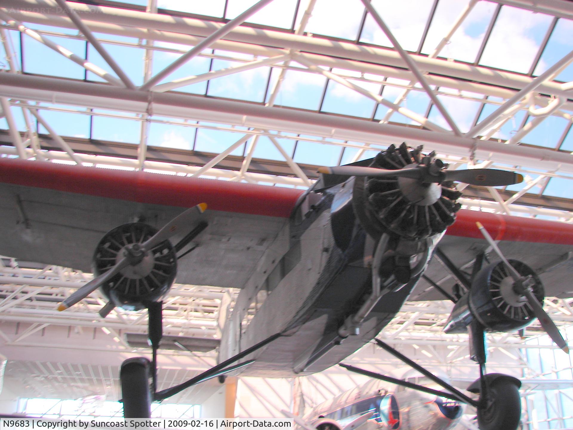 N9683, 1929 Ford 5-AT-B Tri-Motor C/N 39, American Airlines Ford Tri-motor on display at the National Air and Space Museum in Washington DC