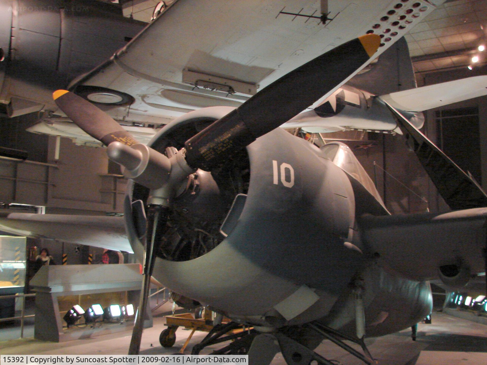 15392, 1943 General Motors (Grumman) FM-1 Wildcat C/N 401, US Navy Wildcat on display in the National Air and Space Museum in Washington DC