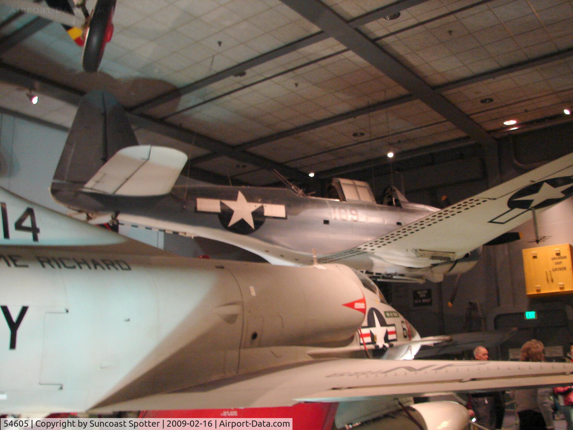 54605, Douglas SBD-6 Dauntless C/N 6119, US Navy Dauntless on display at the National Air and Space Museum in Washington DC.