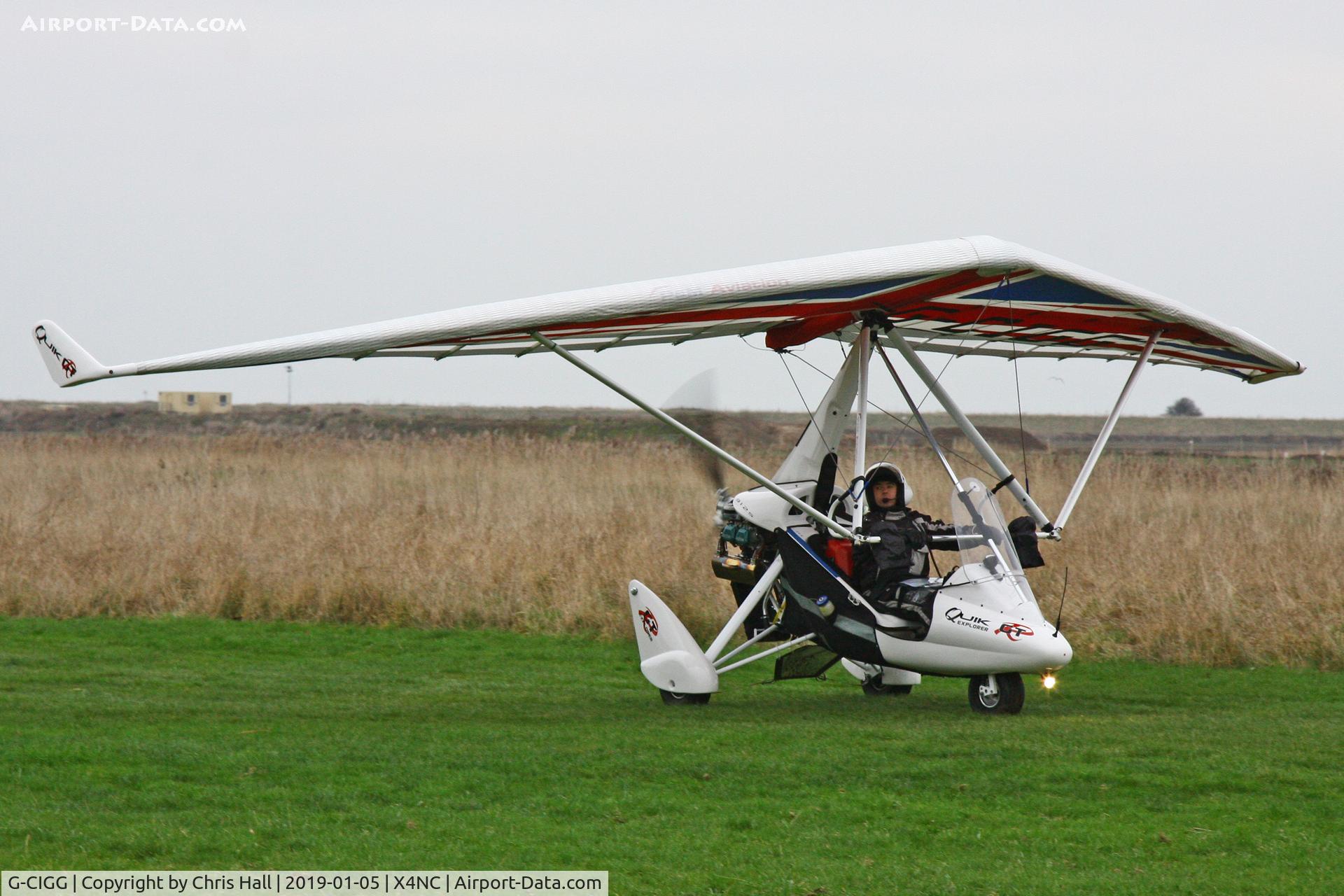 G-CIGG, 2014 P&M Aviation Quik GTR C/N 8690, North Coates Brass Monkey fly in 05/01/19