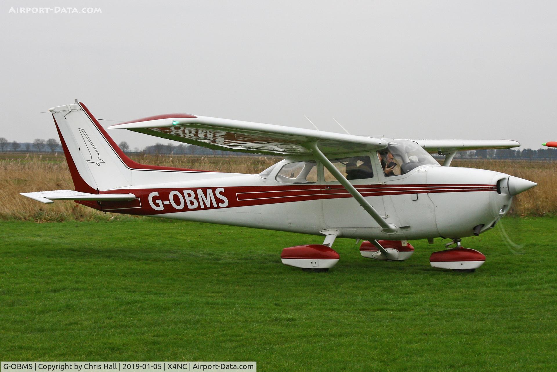 G-OBMS, 1977 Reims F172N Skyhawk C/N 1584, North Coates Brass Monkey fly in 05/01/19