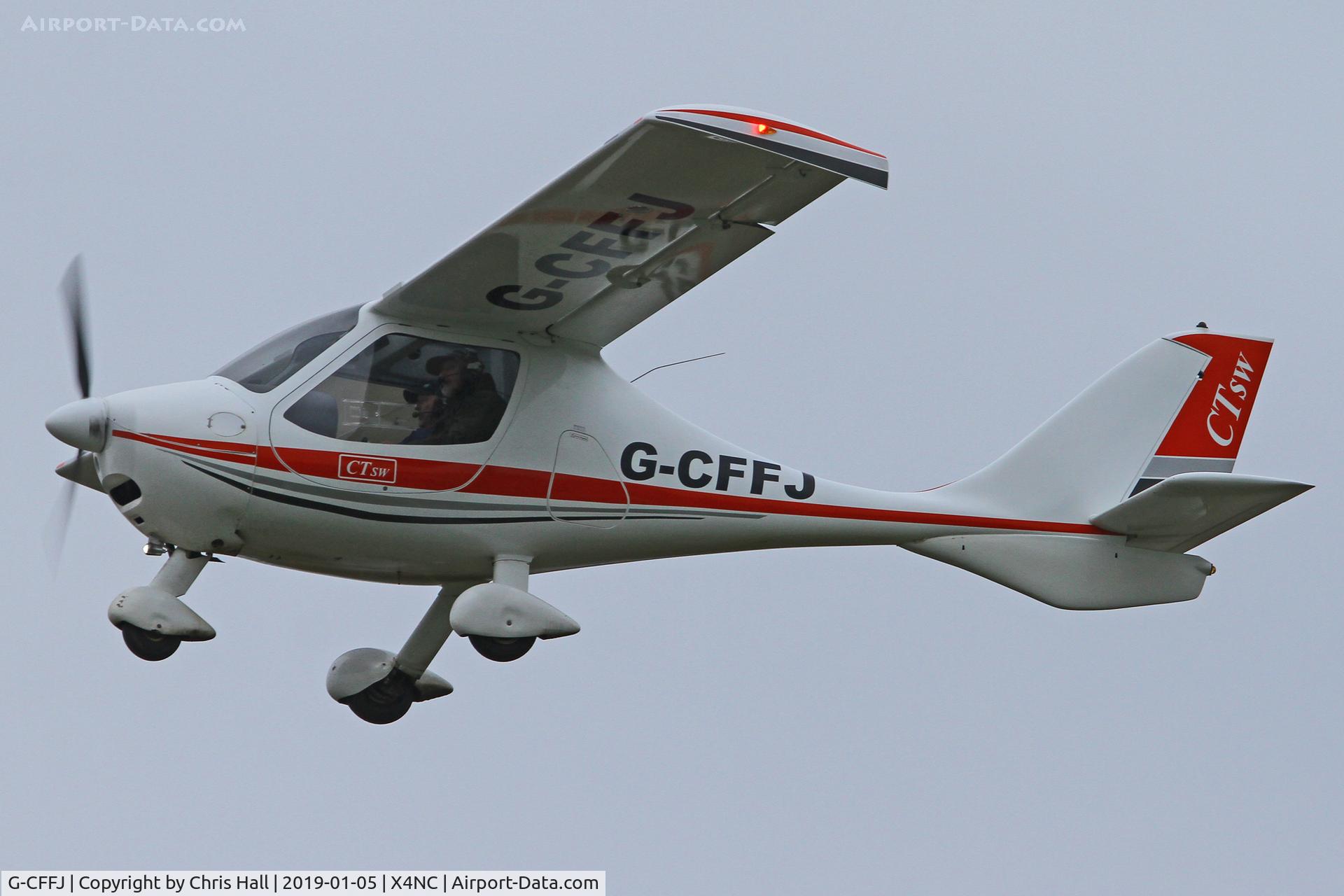 G-CFFJ, 2008 Flight Design CTSW C/N 8391, North Coates Brass Monkey fly in 05/01/19