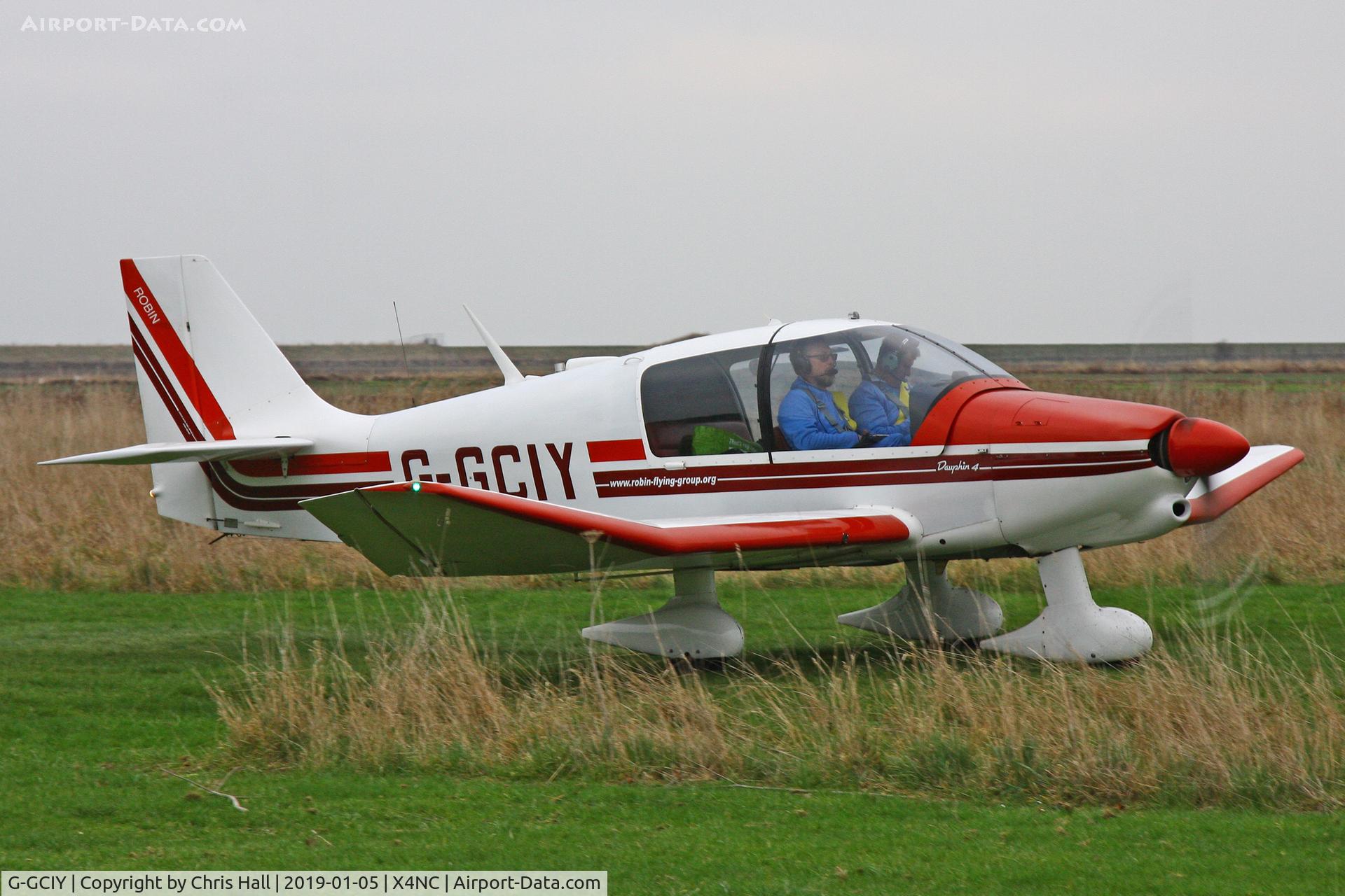G-GCIY, 1980 Robin DR-400-140B Major C/N 1488, North Coates Brass Monkey fly in 05/01/19