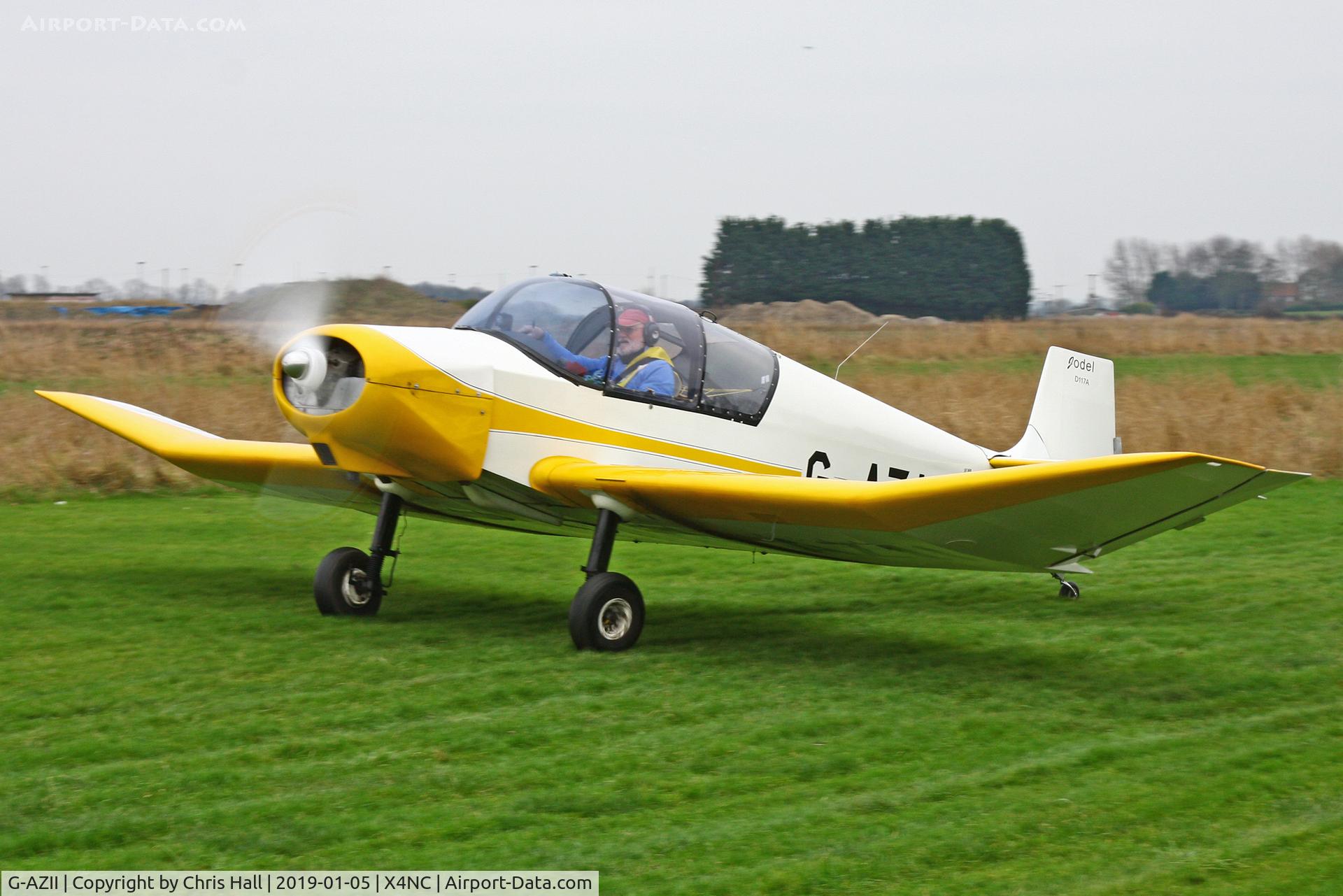 G-AZII, 1958 Jodel D-117A C/N 848, North Coates Brass Monkey fly in 05/01/19