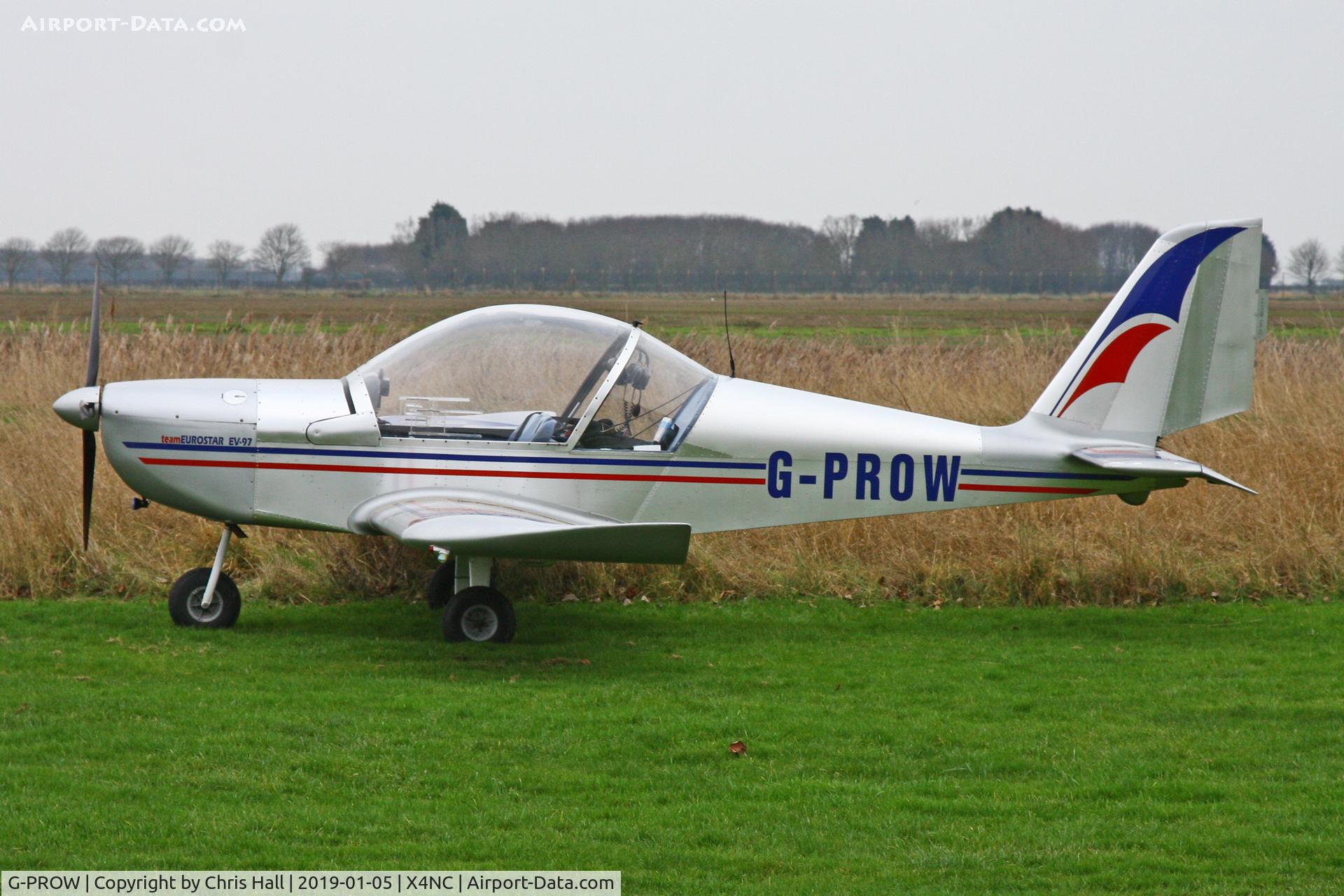 G-PROW, 2002 Aerotechnik EV-97 Eurostar C/N PFA 315-13968, North Coates Brass Monkey fly in 05/01/19
