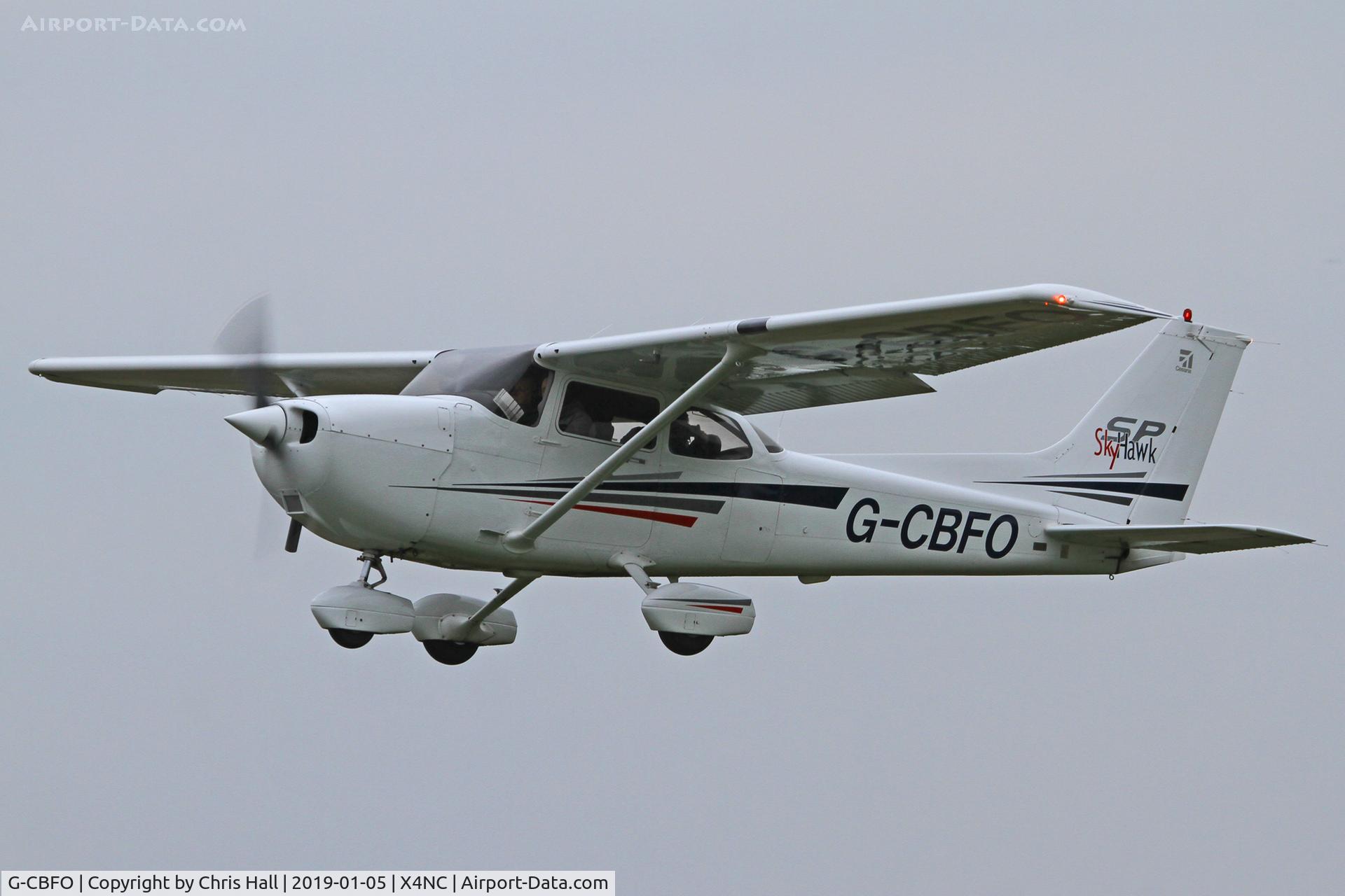 G-CBFO, 2001 Cessna 172S Skyhawk SP C/N 172S8929, North Coates Brass Monkey fly in 05/01/19