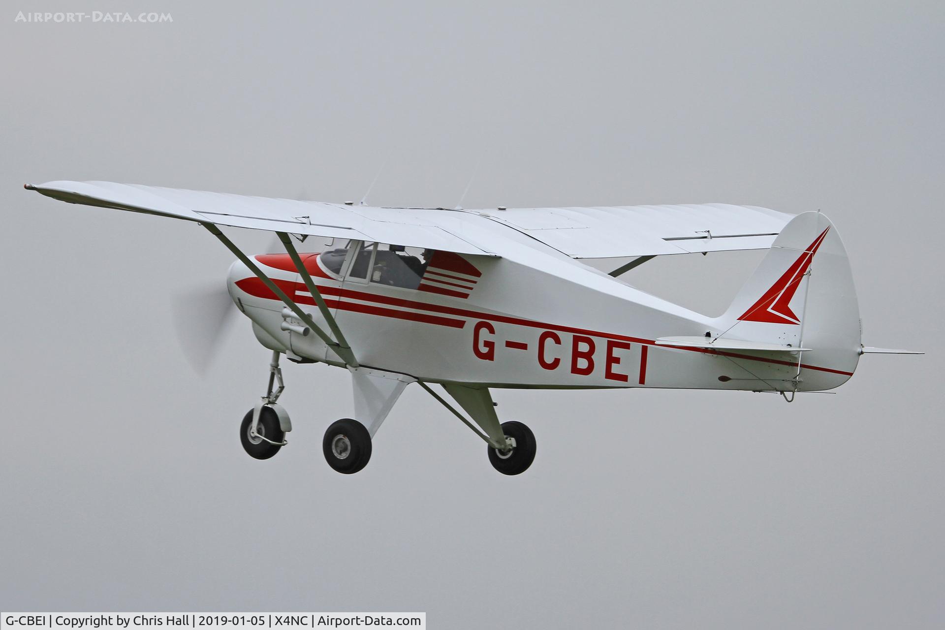 G-CBEI, 1961 Piper PA-22-108 Colt Colt C/N 22-9136, North Coates Brass Monkey fly in 05/01/19