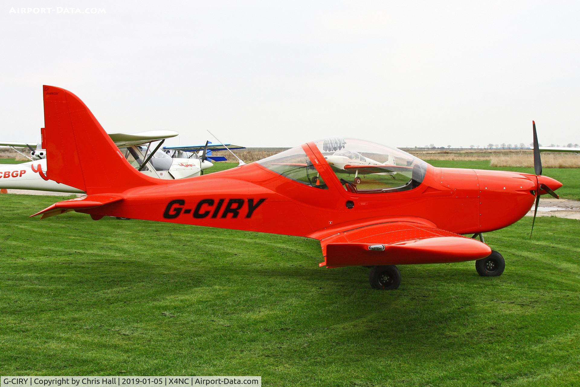 G-CIRY, 2015 Evektor EV-97 Eurostar SL C/N 2015-4222, North Coates Brass Monkey fly in 05/01/19
