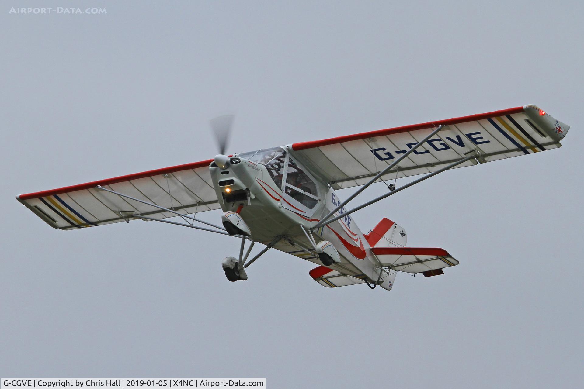 G-CGVE, 2011 X'Air Hawk C/N LAA 340-15069, North Coates Brass Monkey fly in 05/01/19