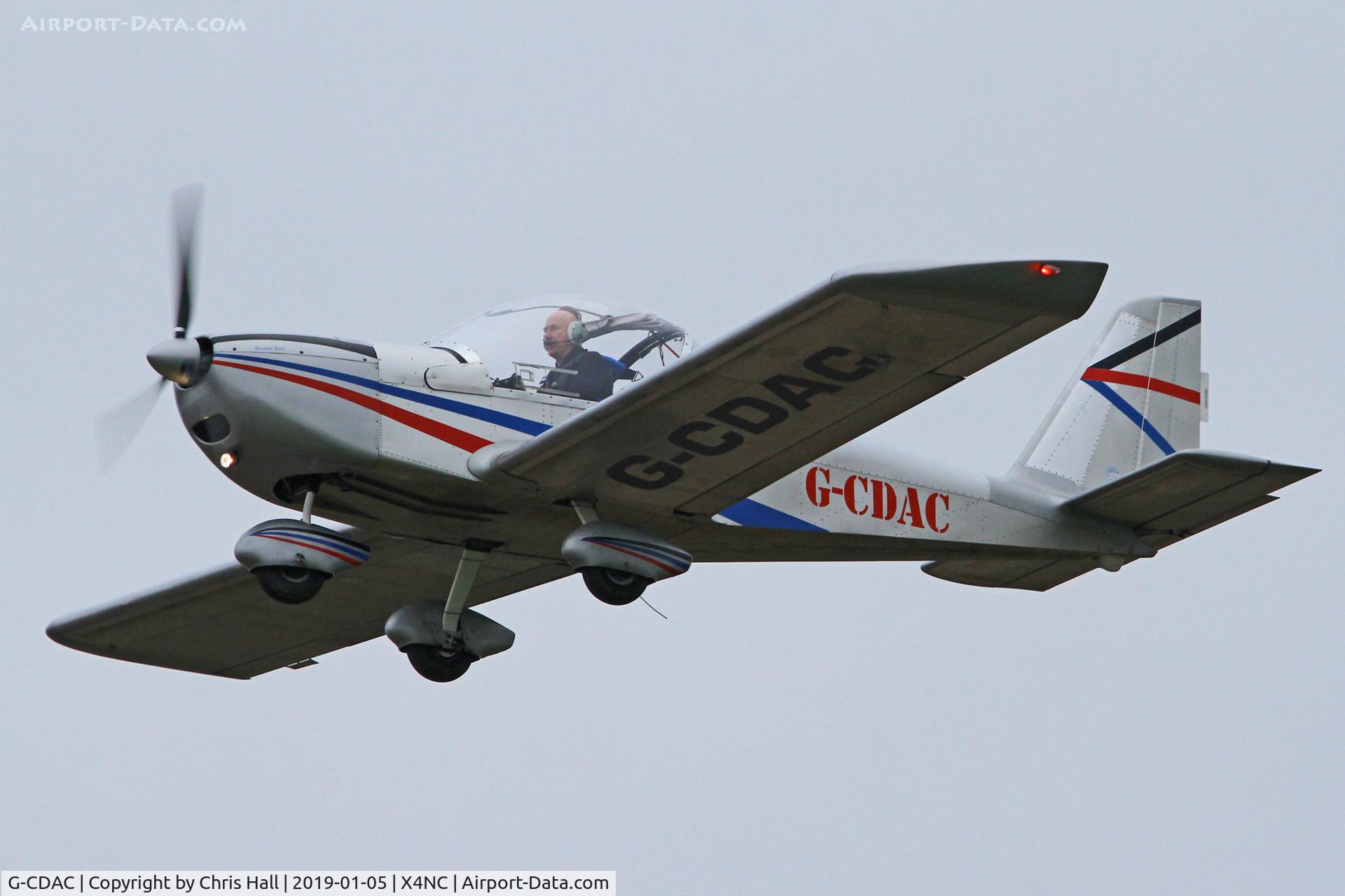 G-CDAC, 2004 Cosmik EV-97 TeamEurostar UK C/N 2116, North Coates Brass Monkey fly in 05/01/19