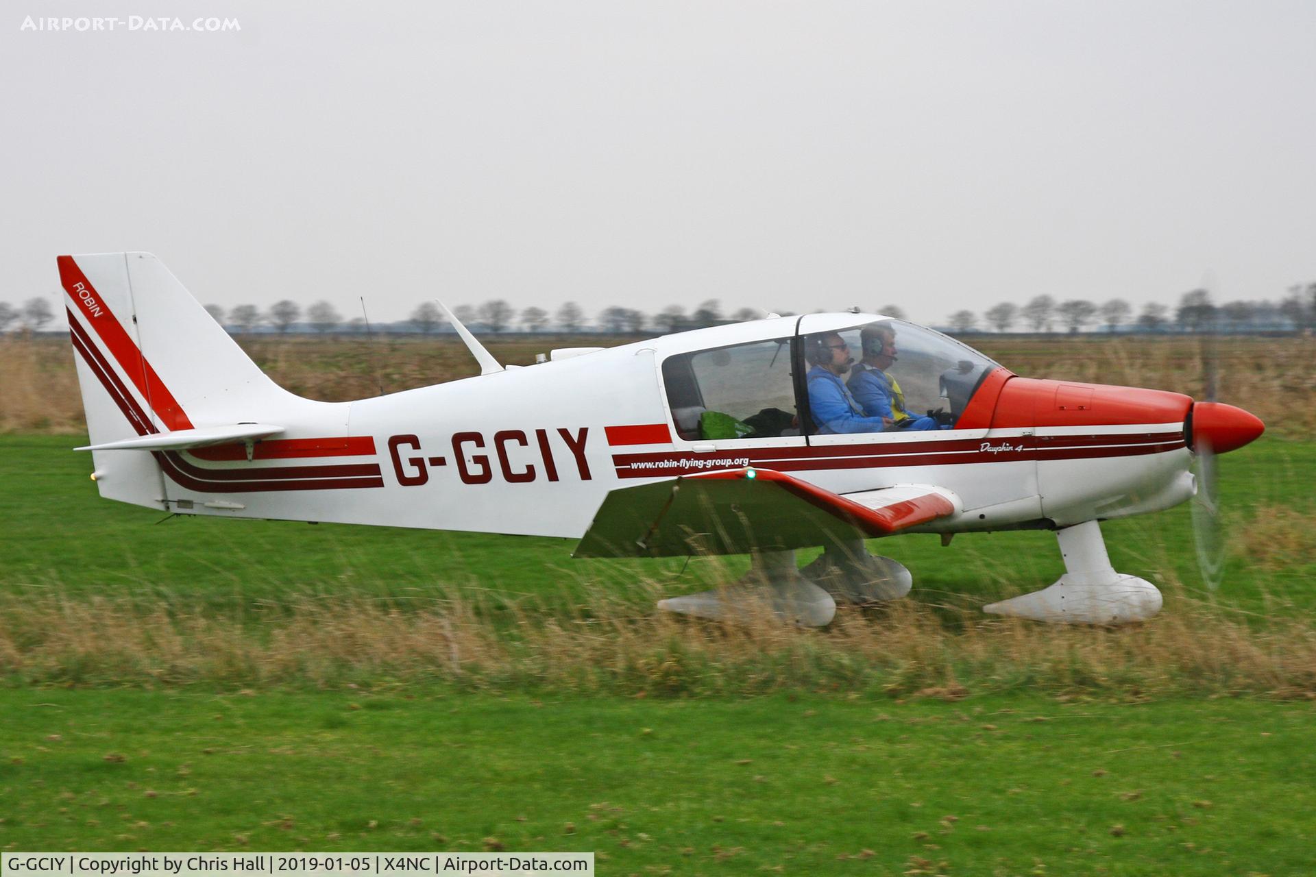 G-GCIY, 1980 Robin DR-400-140B Major C/N 1488, North Coates Brass Monkey fly in 05/01/19