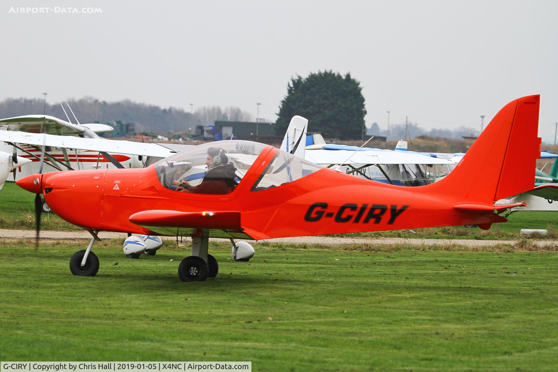 G-CIRY, 2015 Evektor EV-97 Eurostar SL C/N 2015-4222, North Coates Brass Monkey fly in 05/01/19