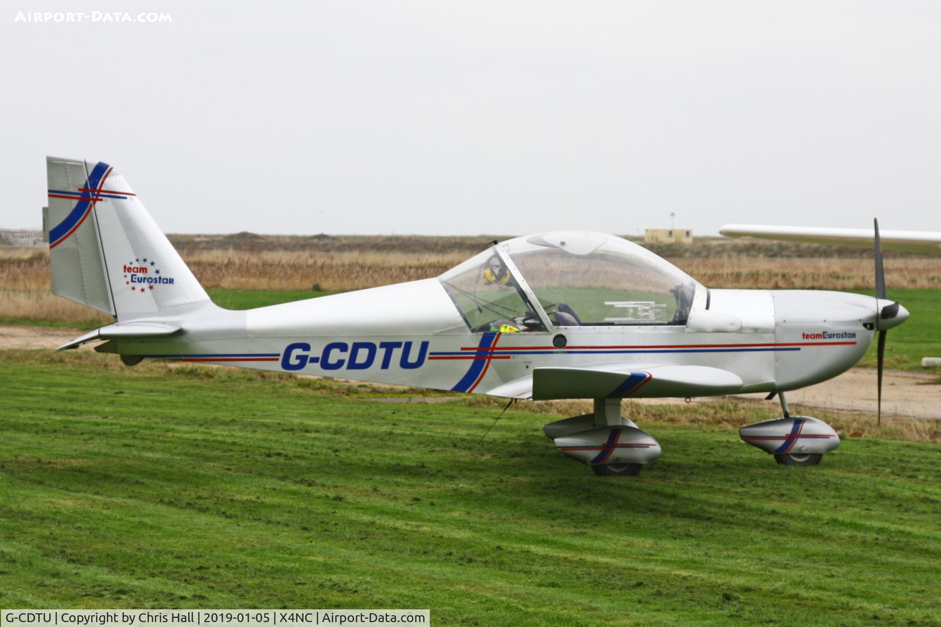 G-CDTU, 2005 Cosmik EV-97 TeamEurostar UK C/N 2522, North Coates Brass Monkey fly in 05/01/19