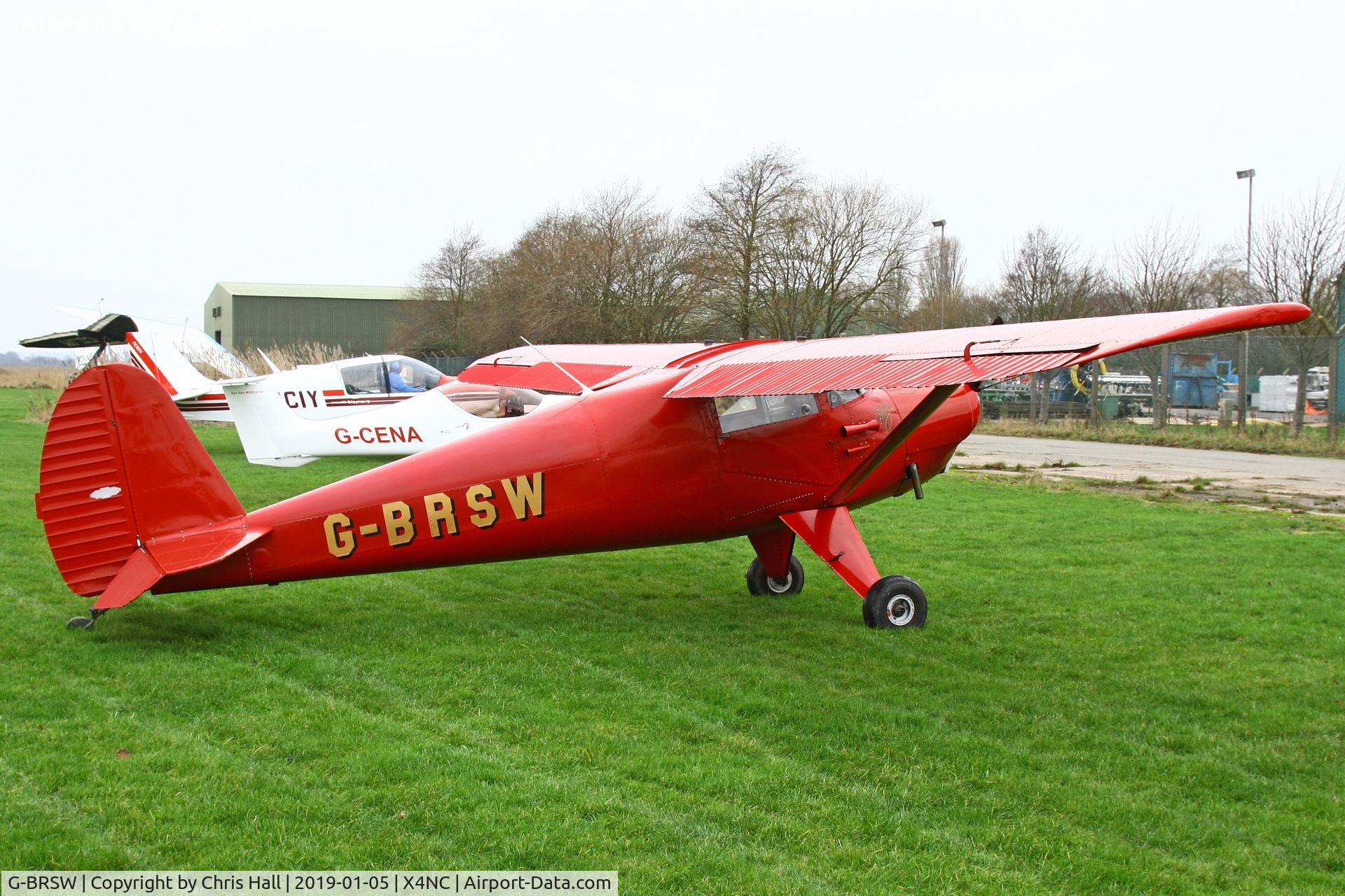 G-BRSW, 1946 Luscombe 8A C/N 3249, North Coates Brass Monkey fly in 05/01/19