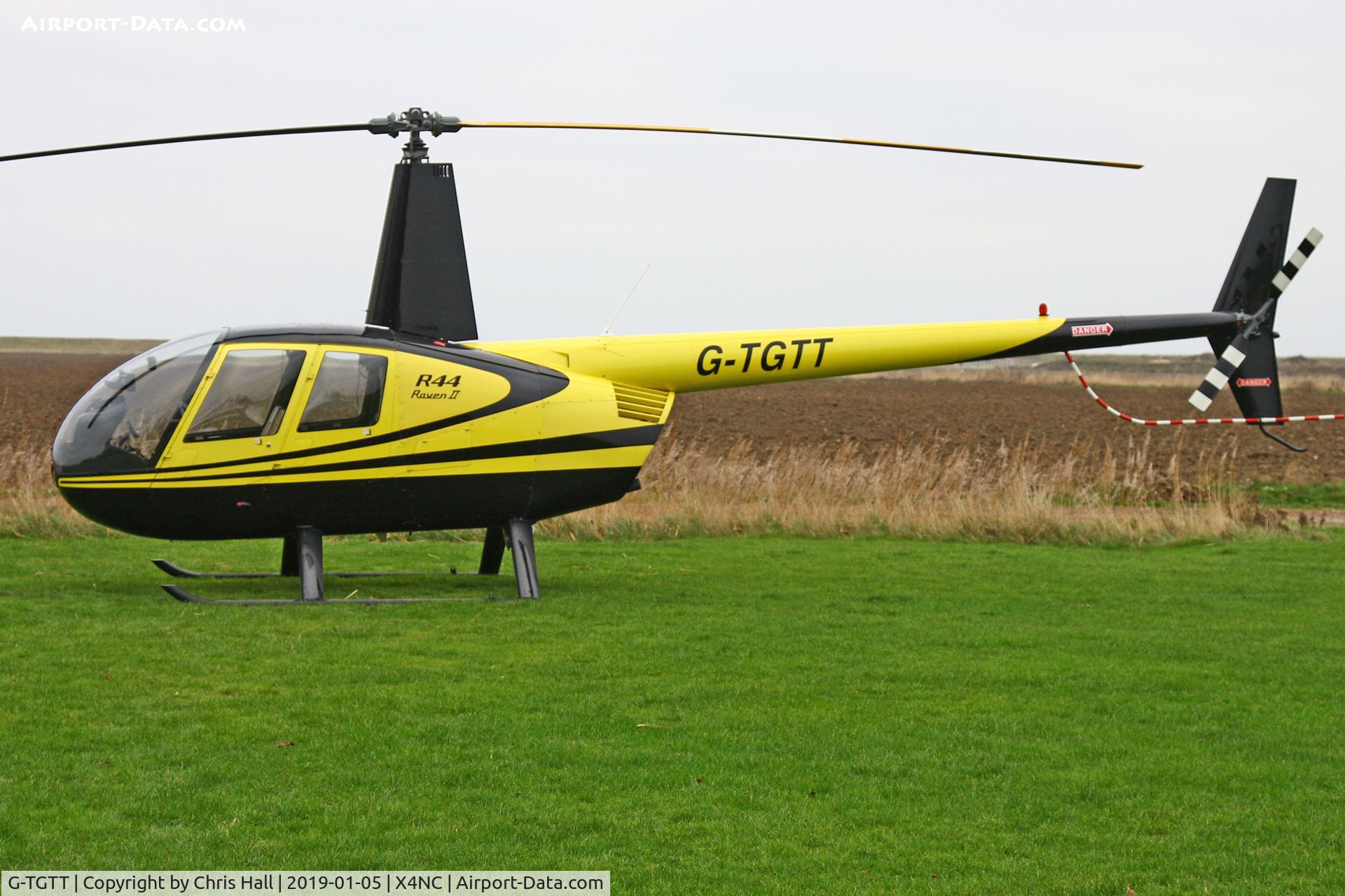 G-TGTT, 2002 Robinson R44 Raven II C/N 10023, North Coates Brass Monkey fly in 05/01/19