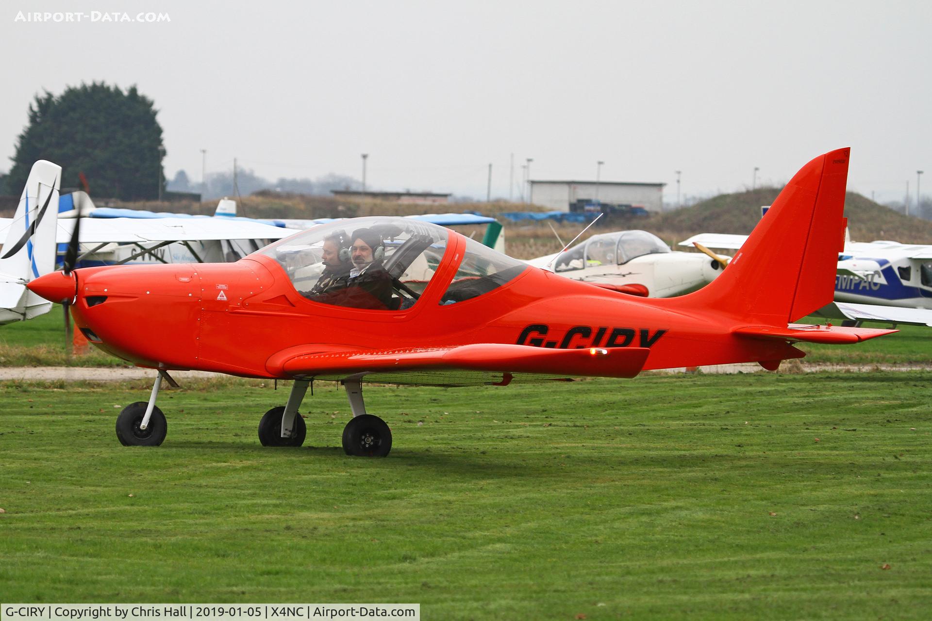 G-CIRY, 2015 Evektor EV-97 Eurostar SL C/N 2015-4222, North Coates Brass Monkey fly in 05/01/19