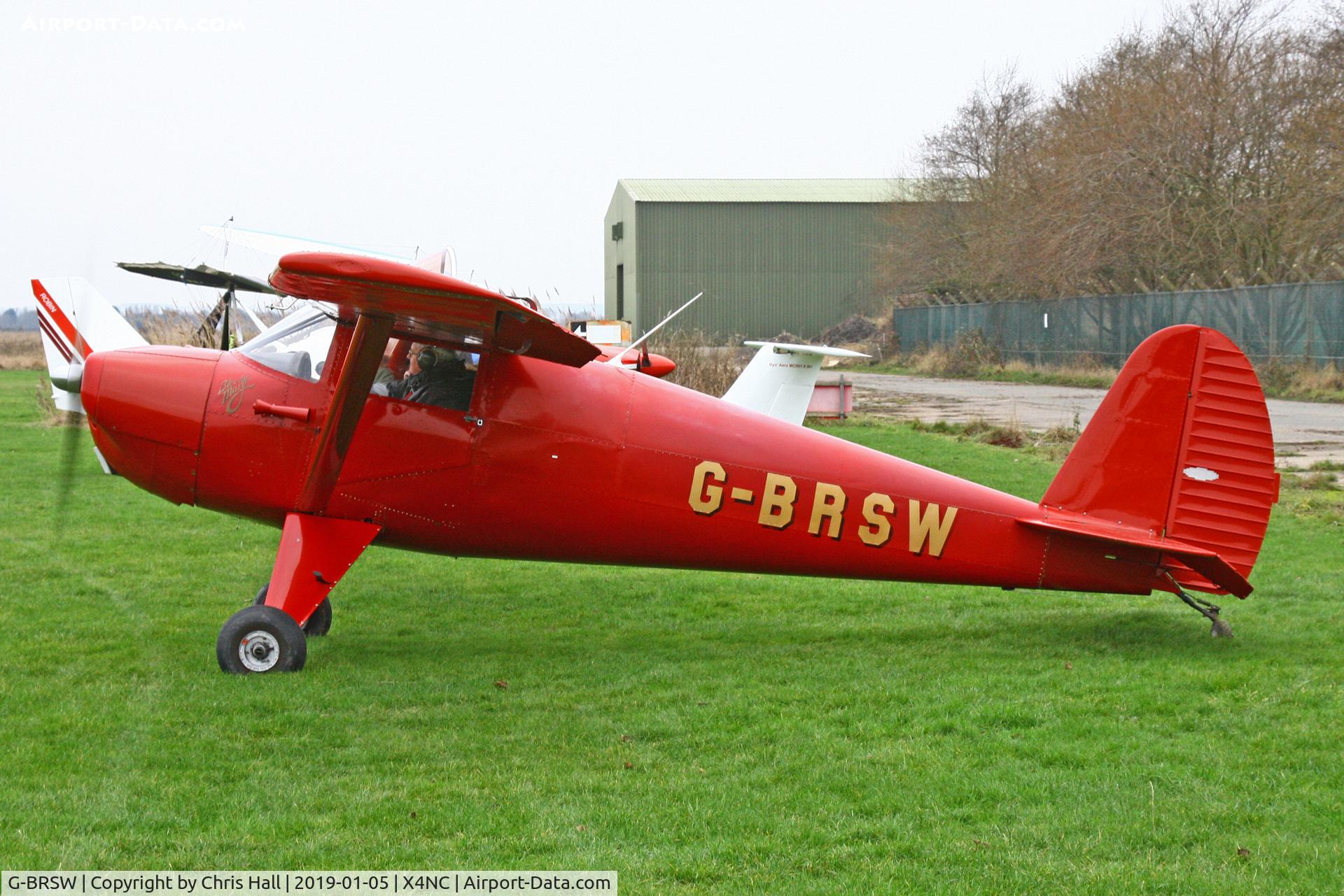 G-BRSW, 1946 Luscombe 8A C/N 3249, North Coates Brass Monkey fly in 05/01/19