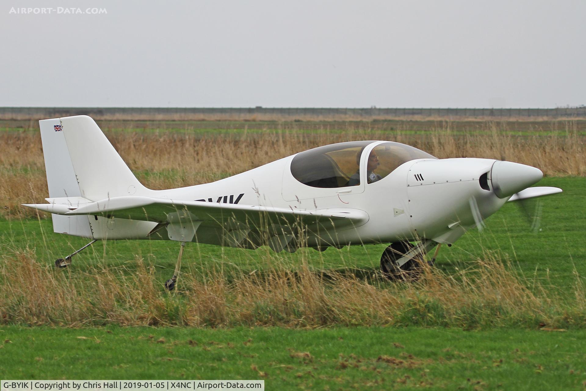 G-BYIK, 1999 Europa Monowheel C/N PFA 247-12771, North Coates Brass Monkey fly in 05/01/19