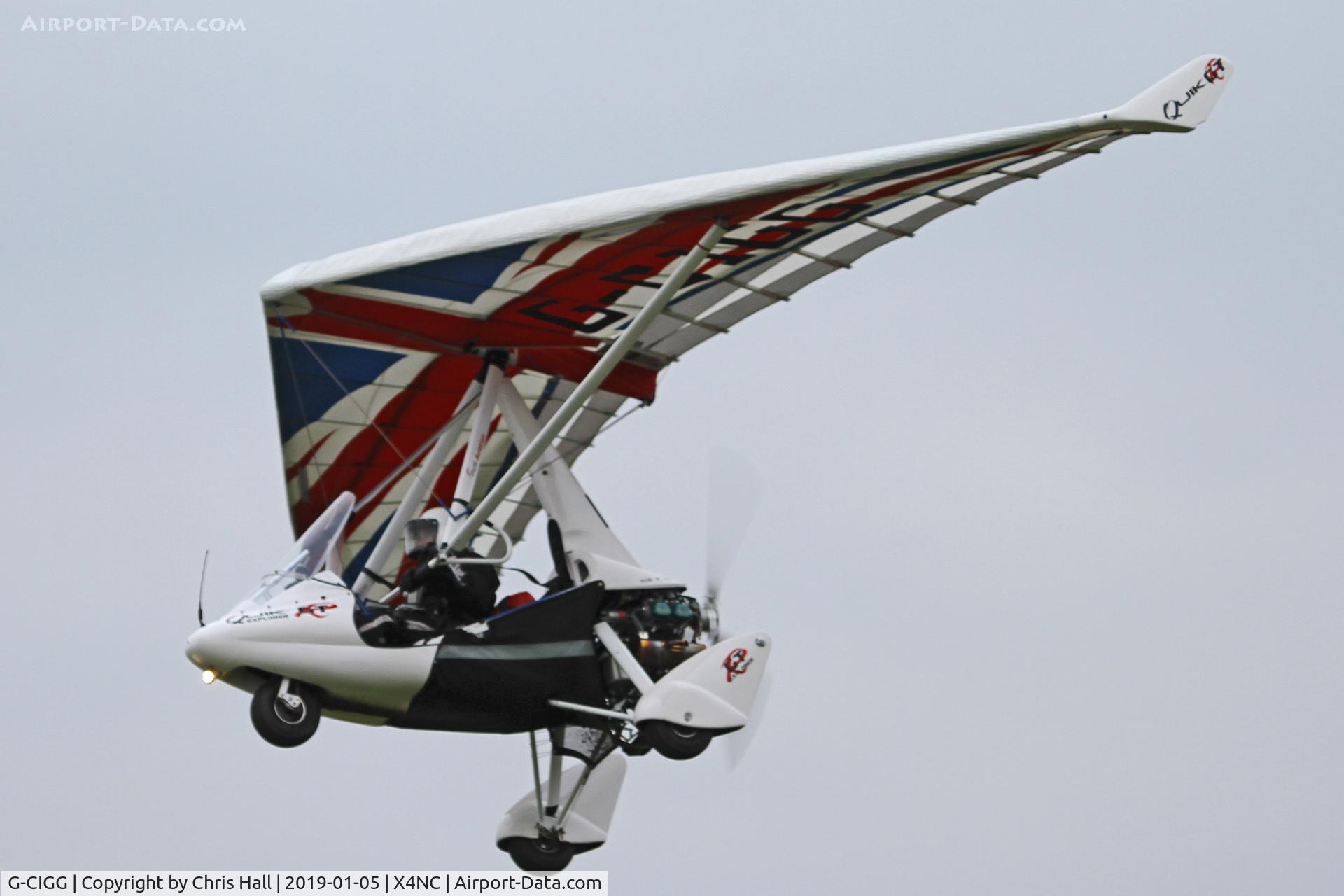 G-CIGG, 2014 P&M Aviation Quik GTR C/N 8690, North Coates Brass Monkey fly in 05/01/19