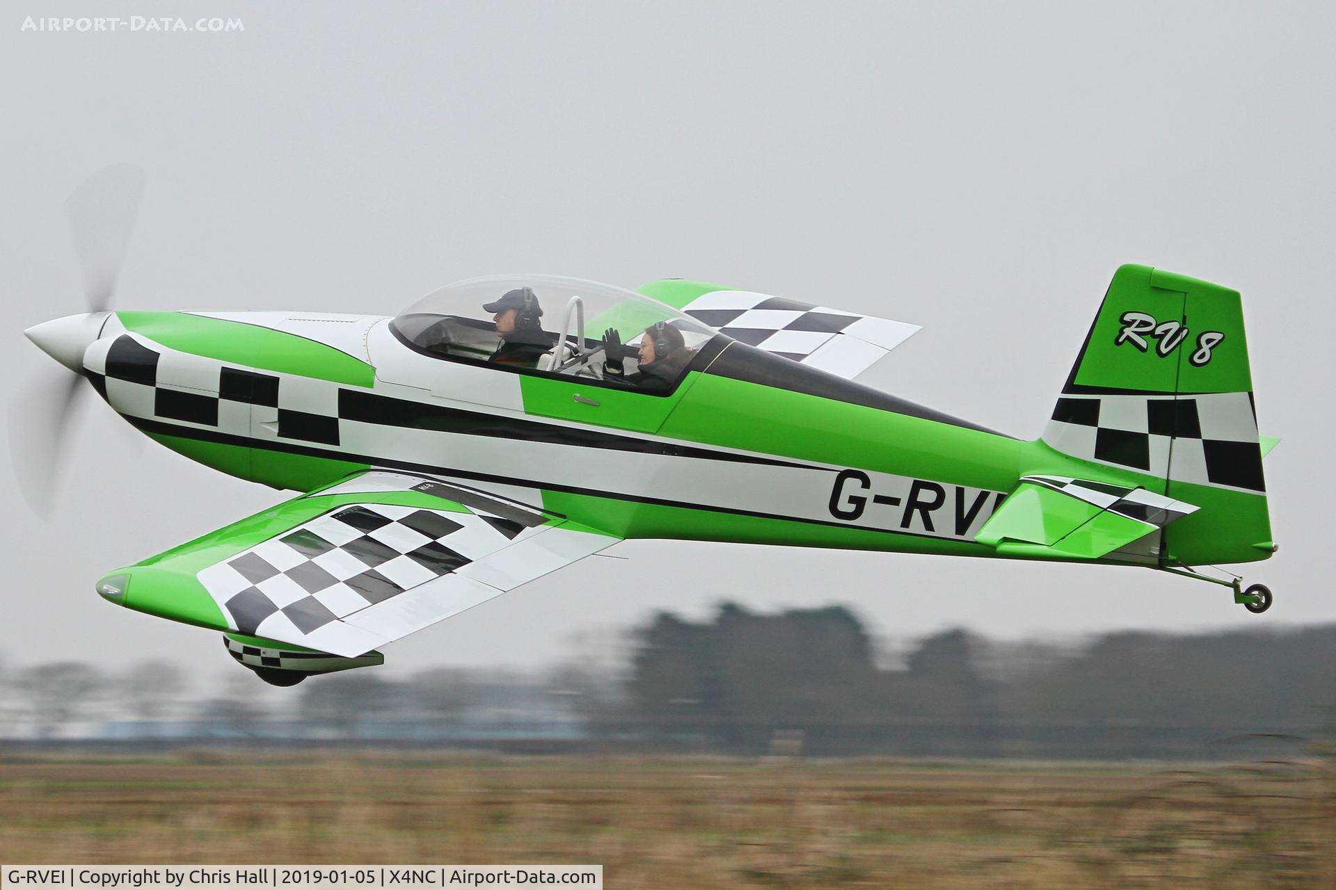 G-RVEI, 2011 Vans RV-8 C/N LAA 303-14961, North Coates Brass Monkey fly in 05/01/19