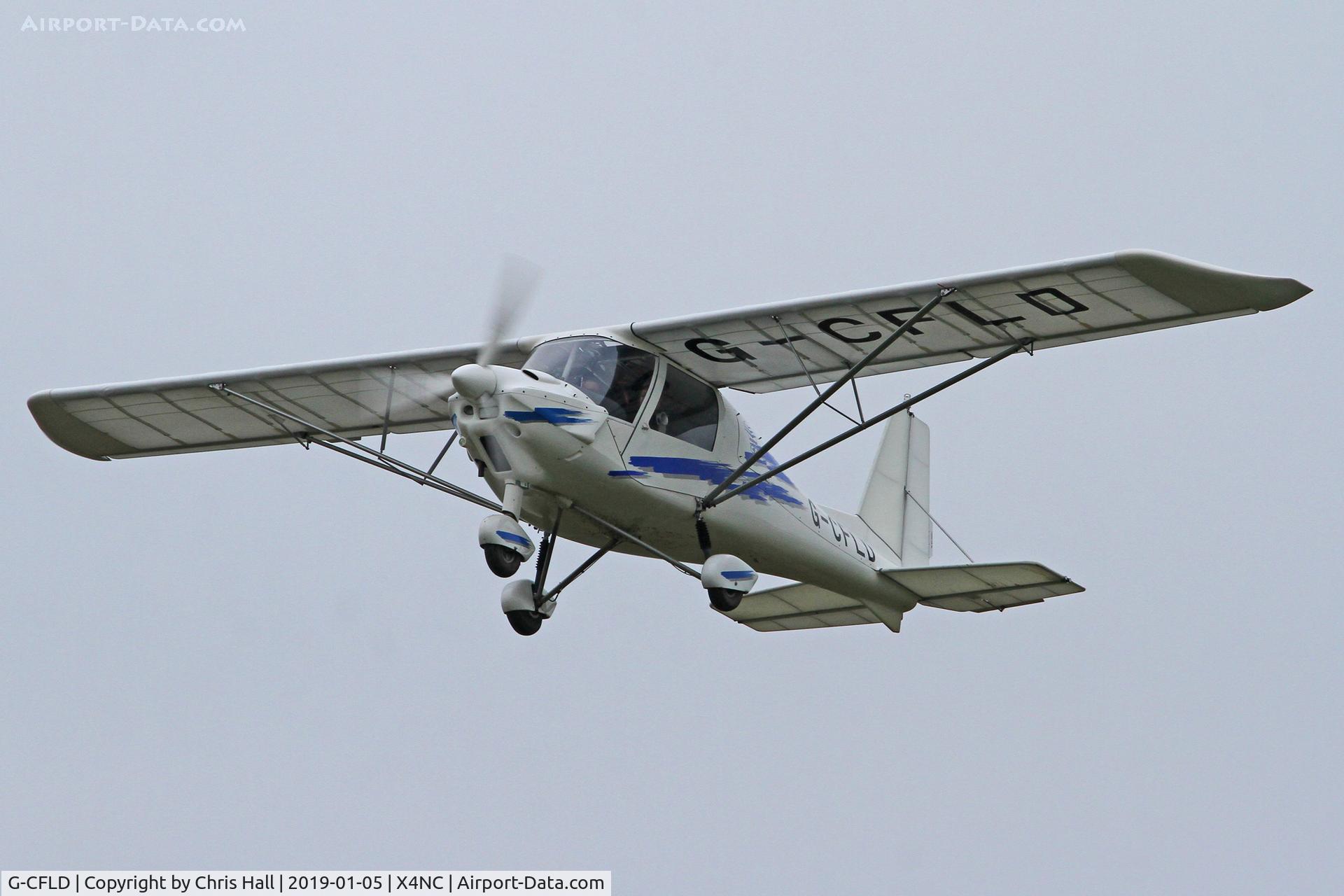 G-CFLD, 2008 Comco Ikarus C42 FB80 C/N 0807-6982, North Coates Brass Monkey fly in 05/01/19