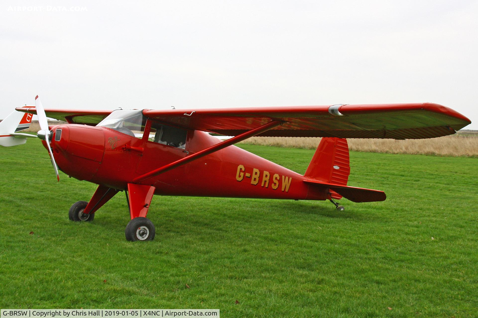 G-BRSW, 1946 Luscombe 8A C/N 3249, North Coates Brass Monkey fly in 05/01/19