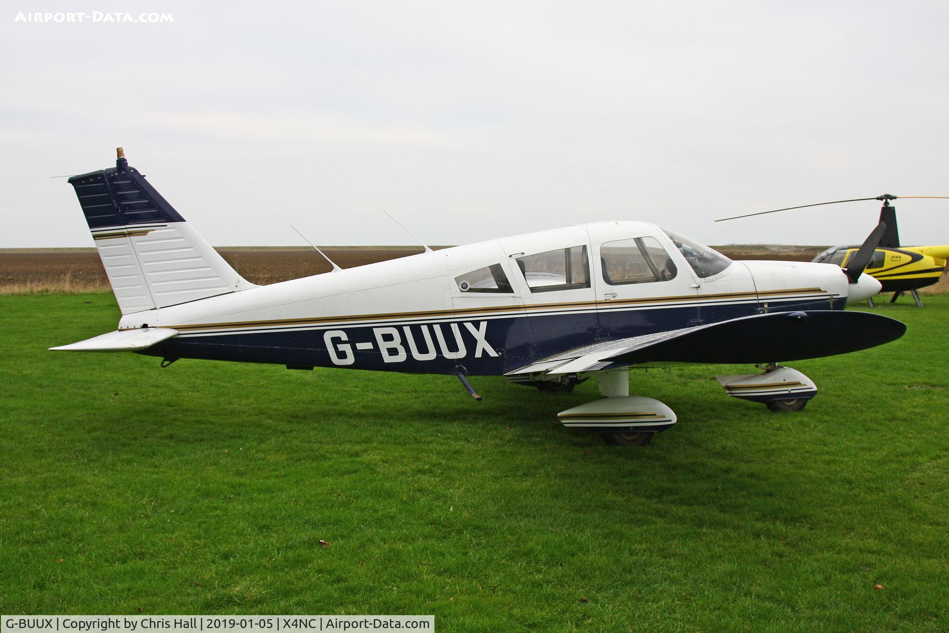 G-BUUX, 1968 Piper PA-28-180 Cherokee C/N 28-5128, North Coates Brass Monkey fly in 05/01/19