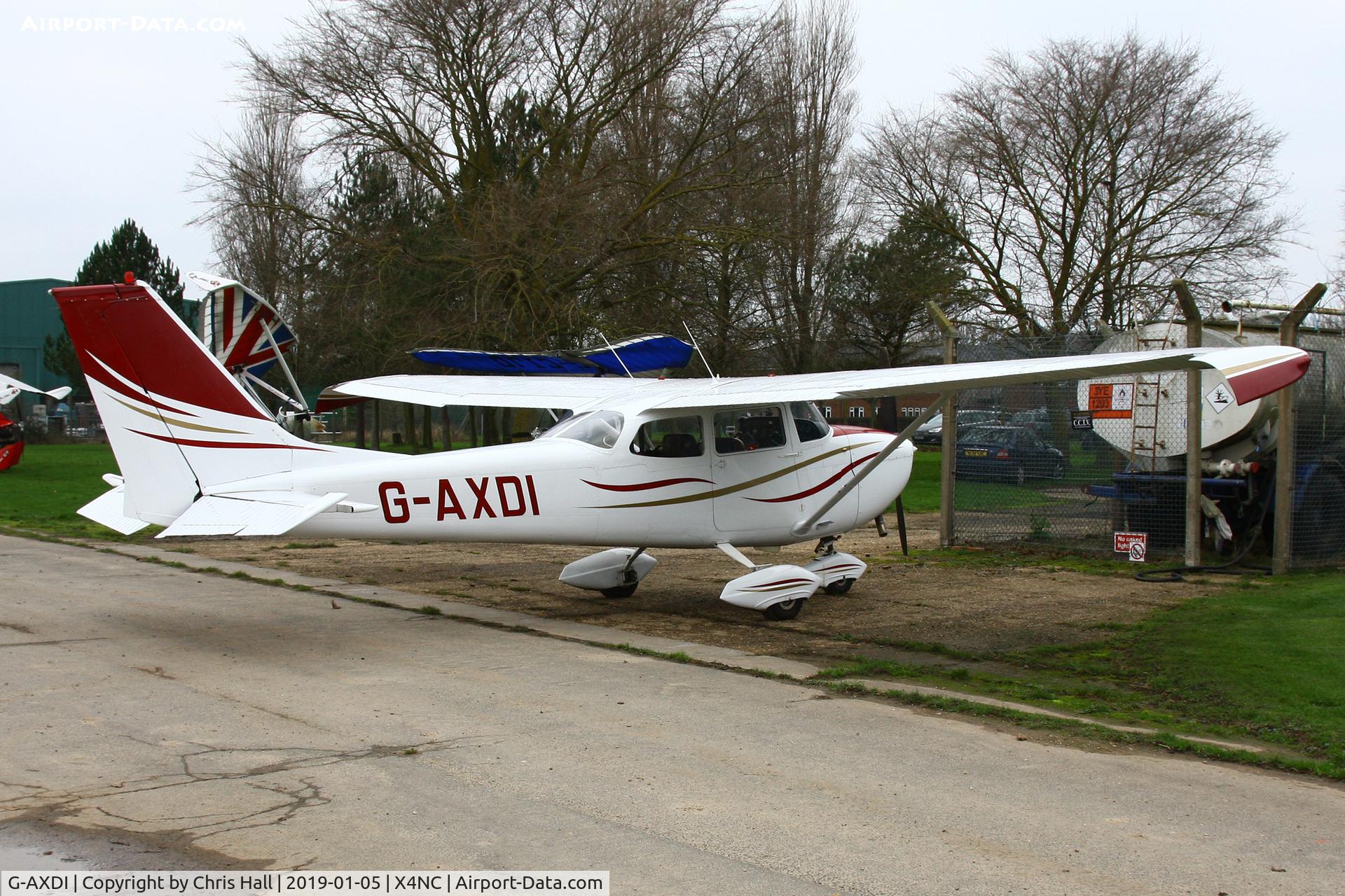 G-AXDI, 1969 Reims F172H Skyhawk C/N 0574, North Coates Brass Monkey fly in 05/01/19