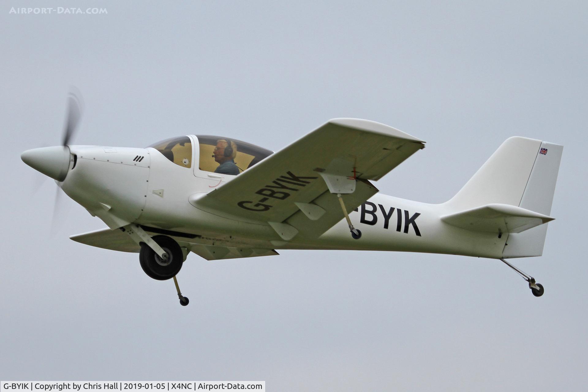 G-BYIK, 1999 Europa Monowheel C/N PFA 247-12771, North Coates Brass Monkey fly in 05/01/19