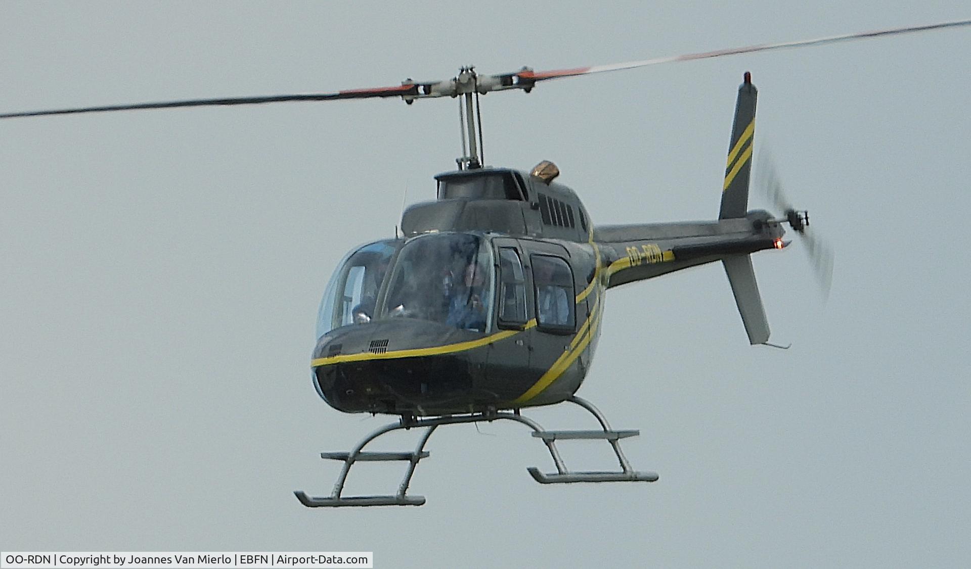 OO-RDN, 2005 Bell 206B-3 JetRanger III C/N 4589, Performing initiation flights