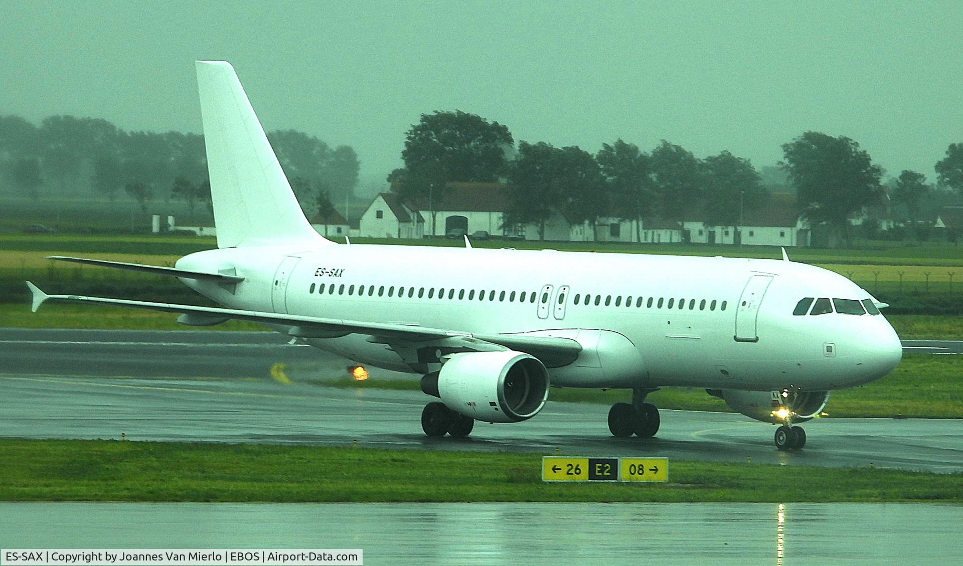 ES-SAX, 2009 Airbus A320-214 C/N 3954, Ostend