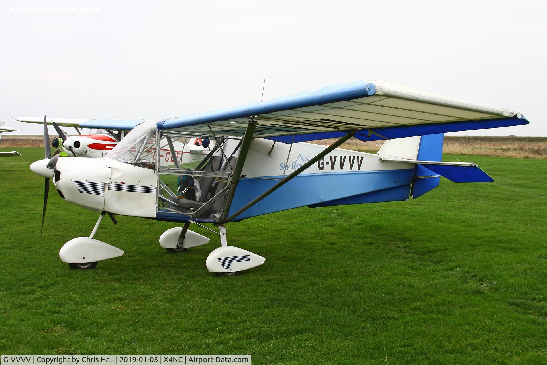 G-VVVV, 2005 Best Off Skyranger 912(2) C/N BMAA/HB/427, North Coates Brass Monkey fly in 05/01/19