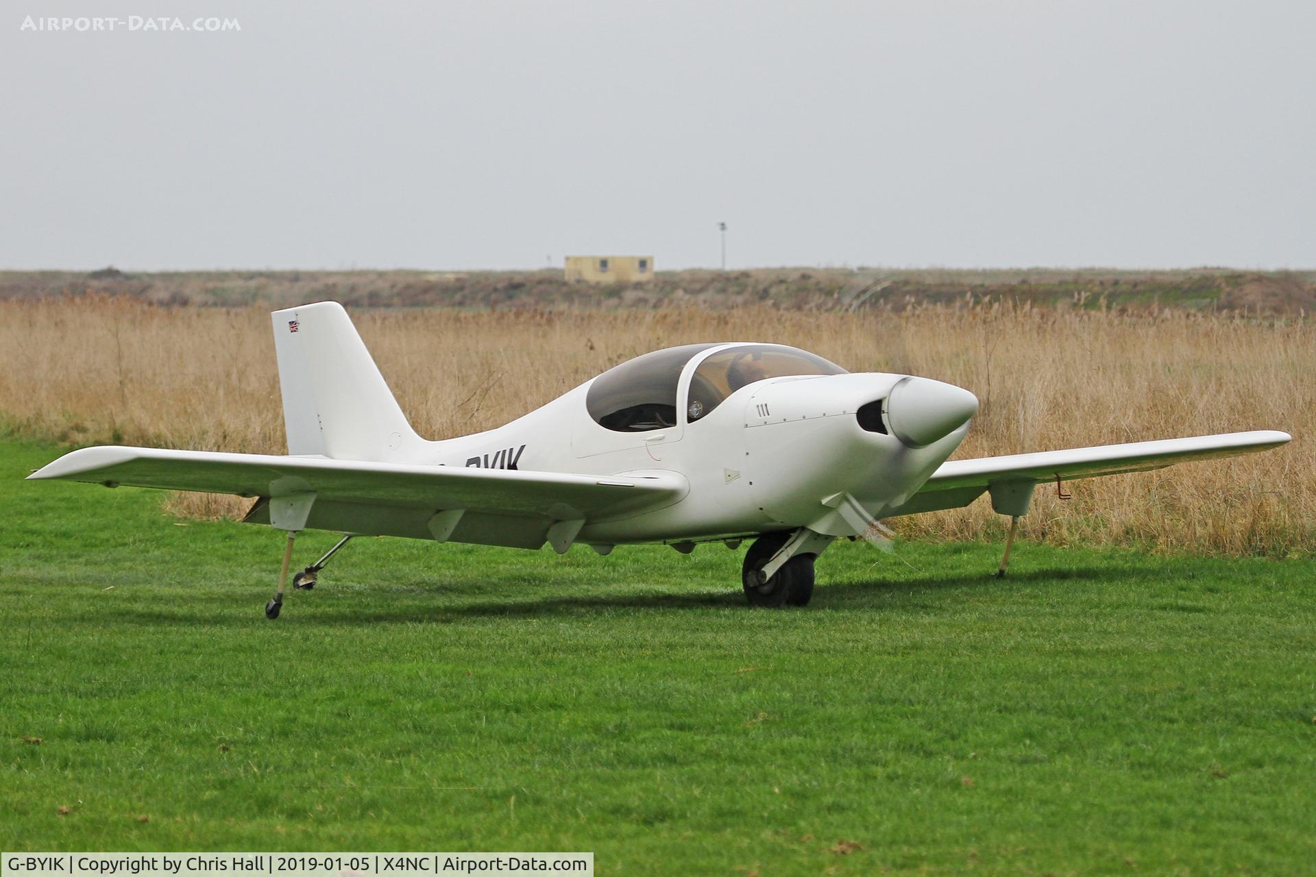 G-BYIK, 1999 Europa Monowheel C/N PFA 247-12771, North Coates Brass Monkey fly in 05/01/19