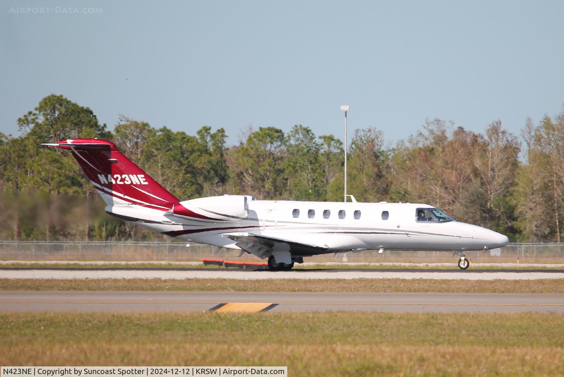 N423NE, 2023 Textron Aviation Inc 525C C/N 525C0413, Cream City Flight 423 departs Runway 6 at Southwest Florida International Airport enroute to Green Bay Austin Straubel International Airport