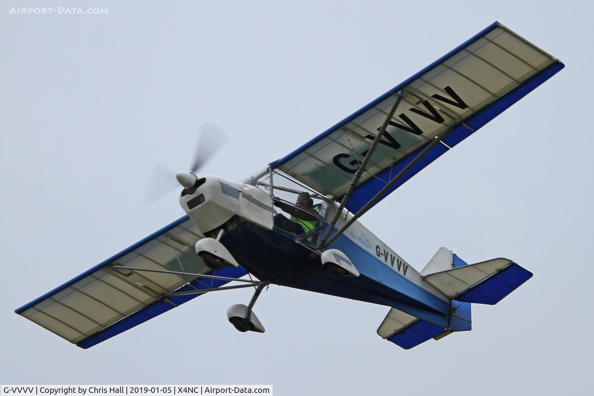 G-VVVV, 2005 Best Off Skyranger 912(2) C/N BMAA/HB/427, North Coates Brass Monkey fly in 05/01/19