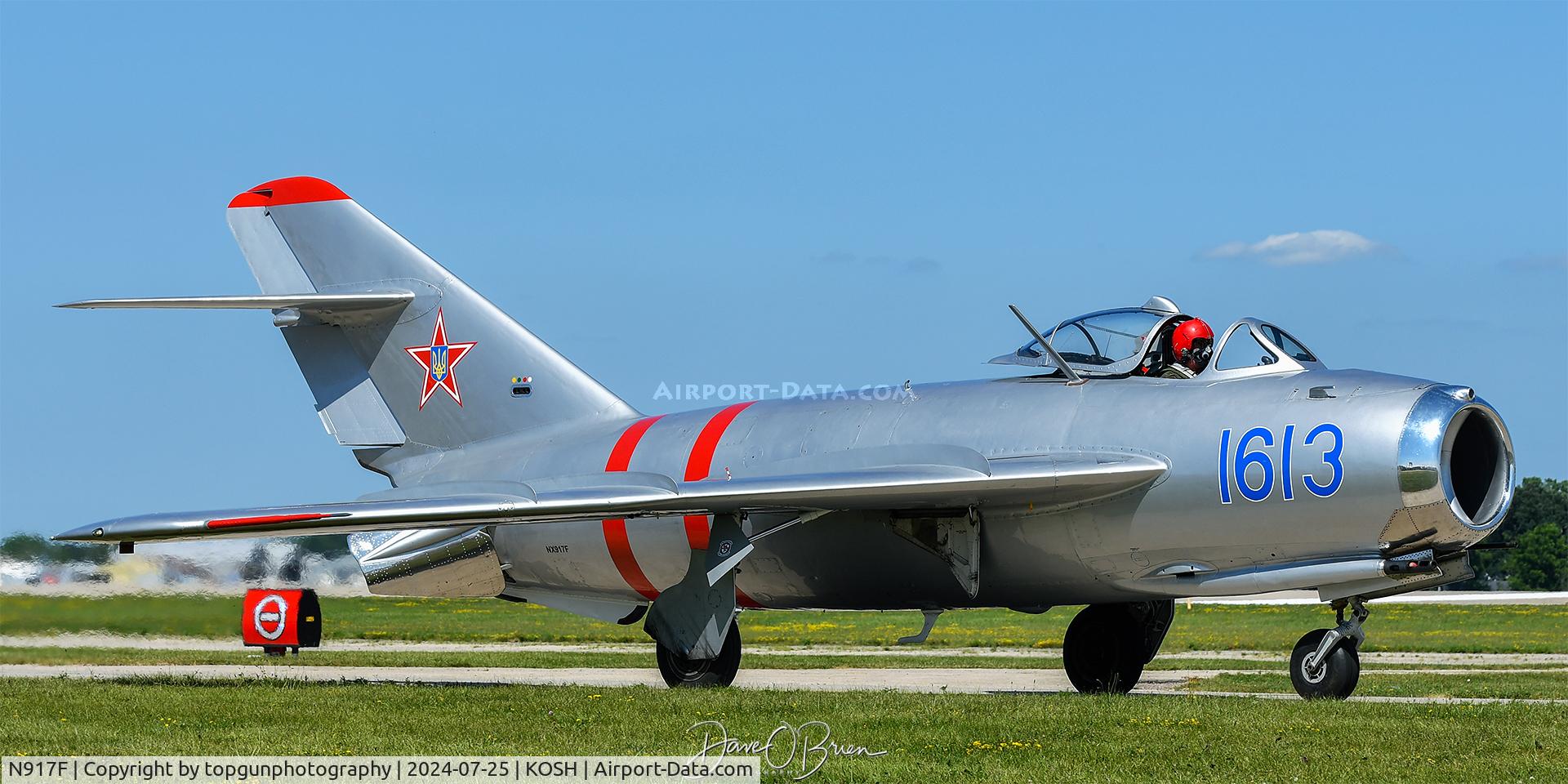 N917F, 1980 Mikoyan-Gurevich MiG-17 C/N 1C1613, Oshkosh 24