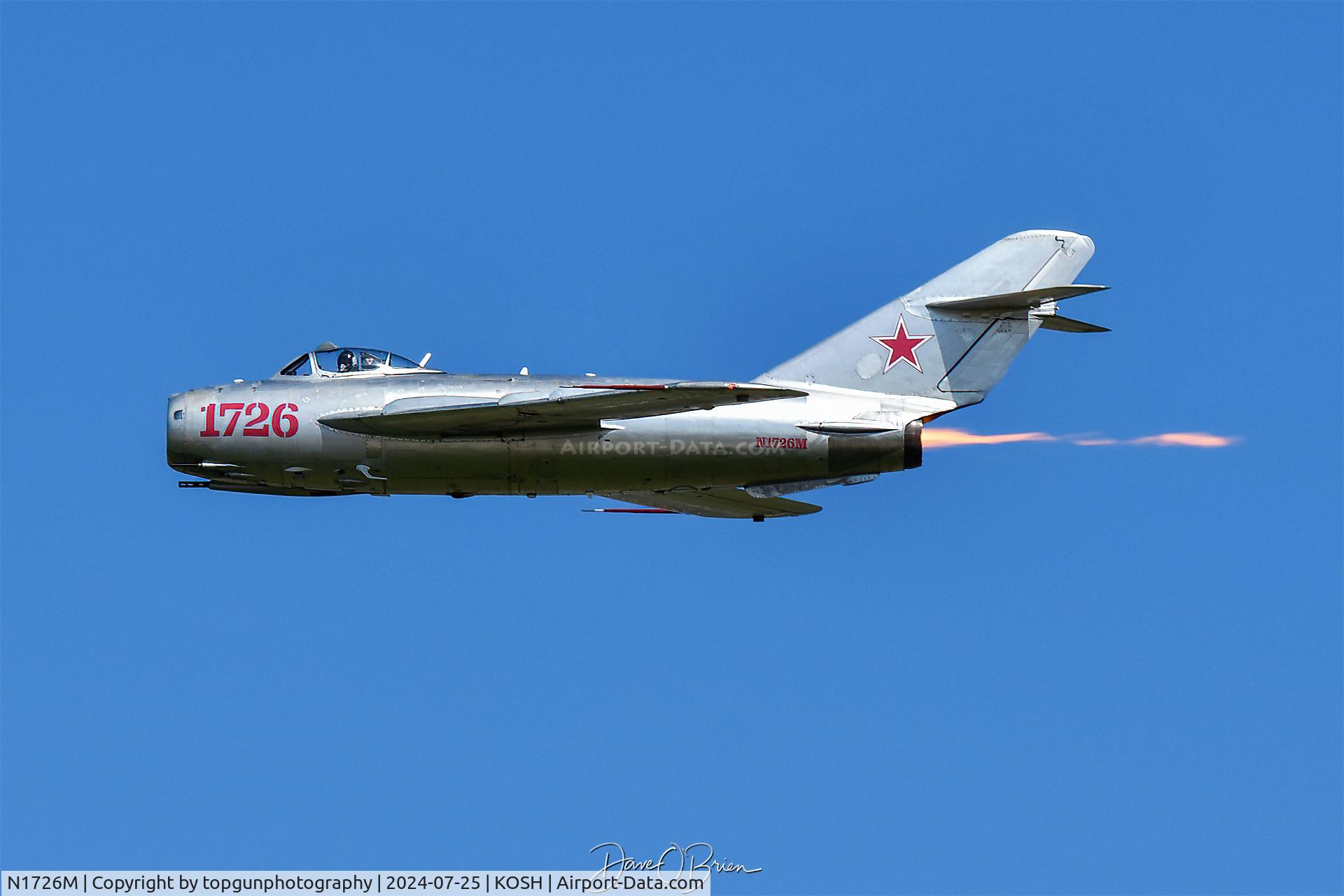 N1726M, 1960 WSK-PZL Mielec MiG 17F (LIM 5) C/N C017-26, Oshkosh 24