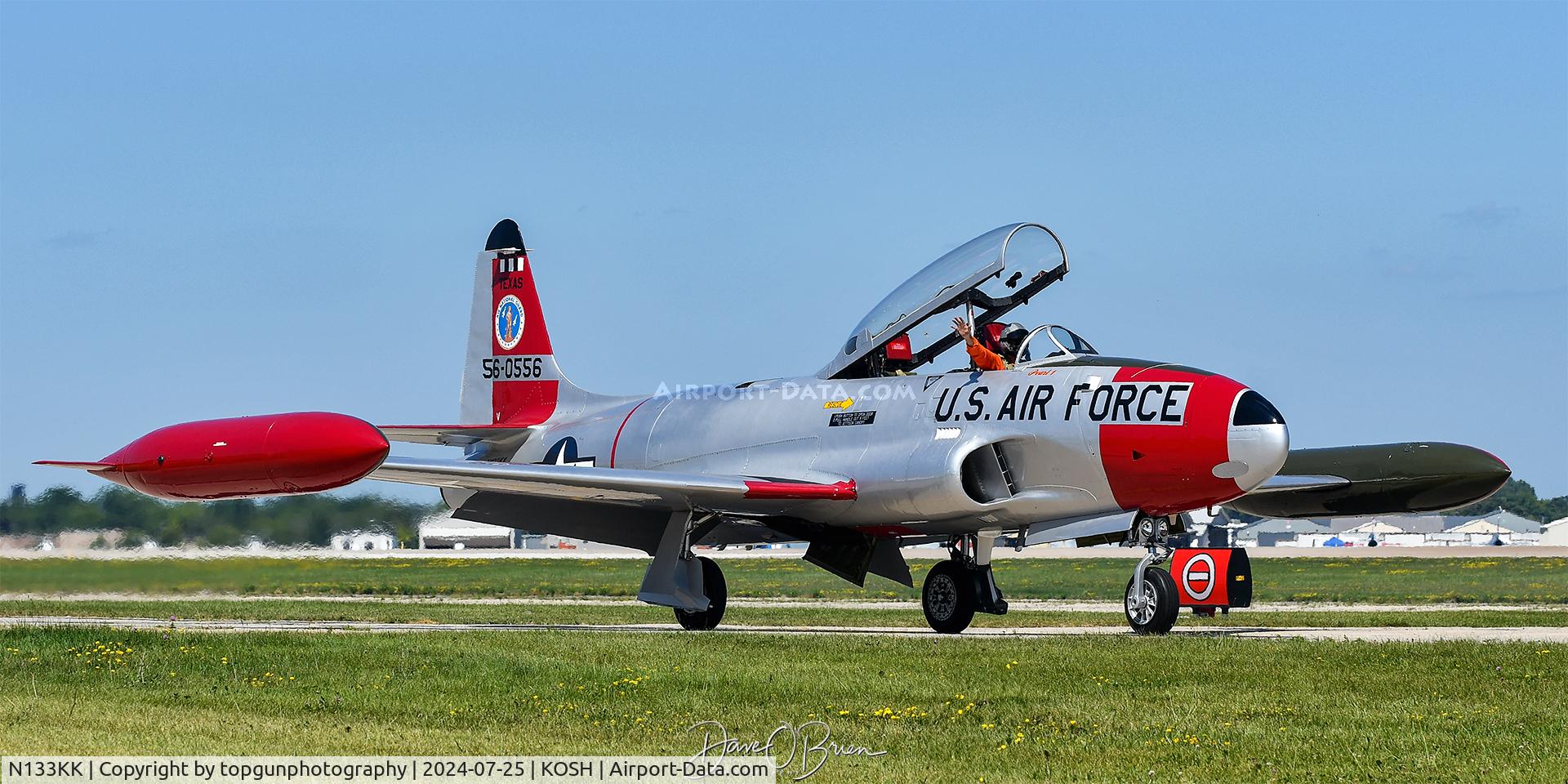 N133KK, Canadair T-33AN Silver Star 3 C/N T33-556, Oshkosh 24