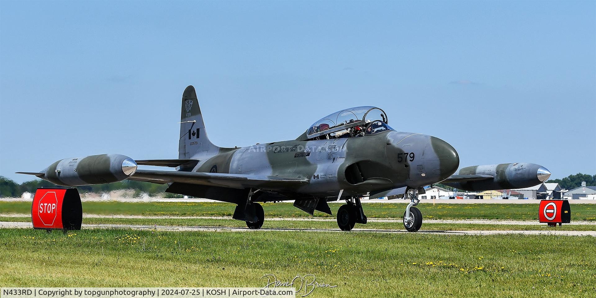N433RD, 1952 Canadair CT-133 Silver Star C/N T33-579, Oshkosh 24
