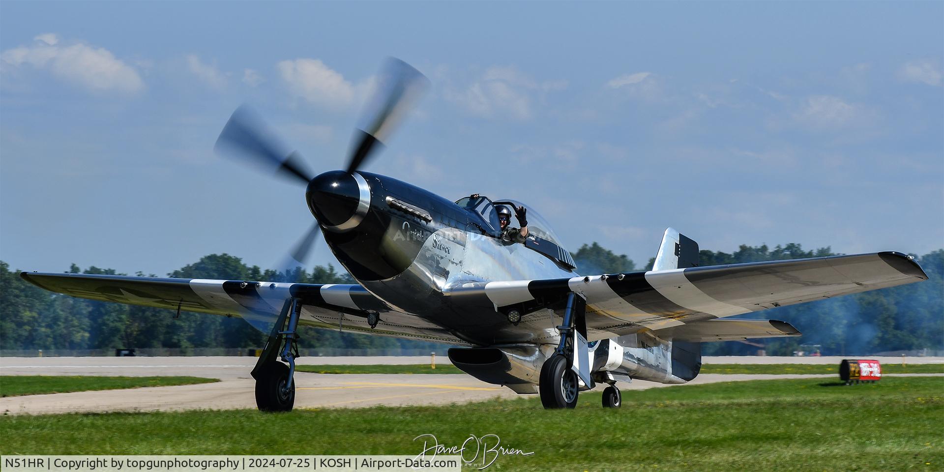 N51HR, 1957 North American P-51D Mustang C/N 122-31268, Quick Silver