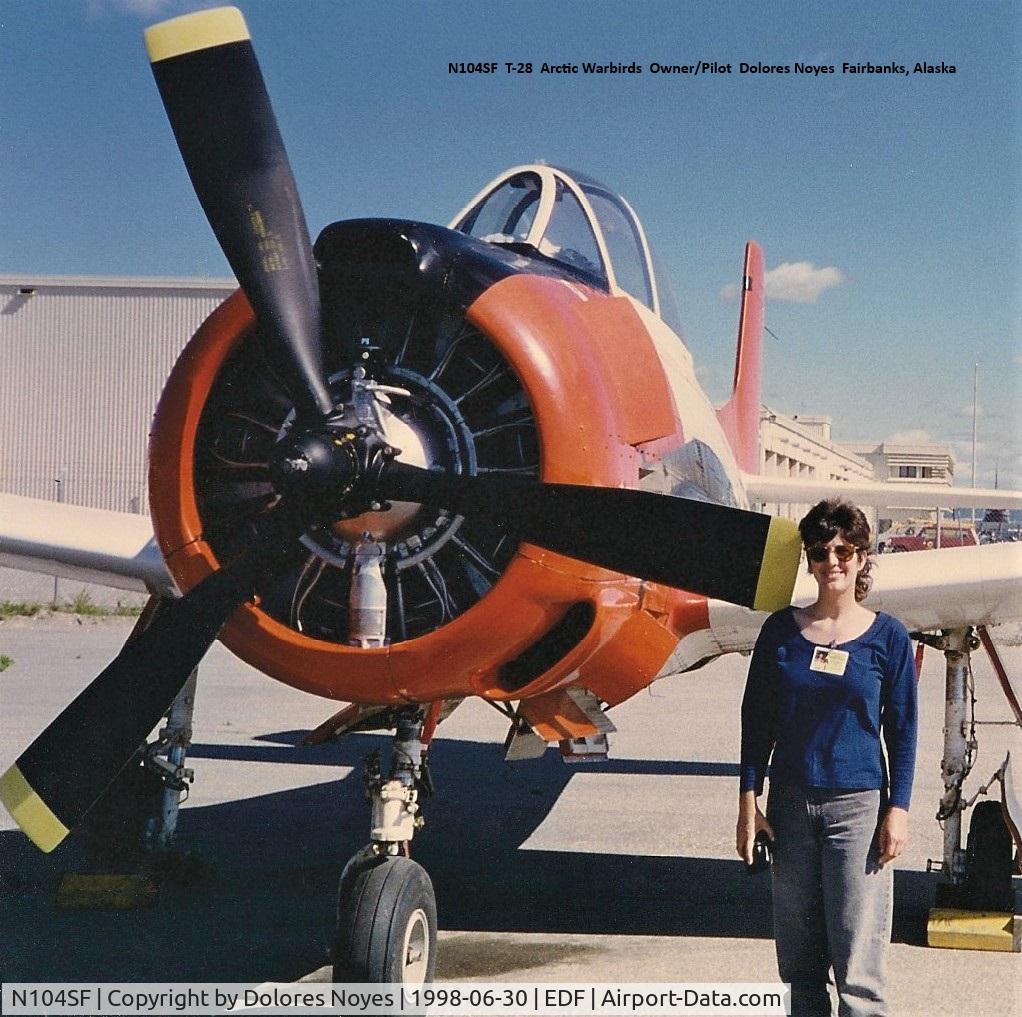N104SF, 1954 North American T-28B Trojan C/N 200-153 (137790), Taken before departure to Elmendorf Air Force Base Airshow.