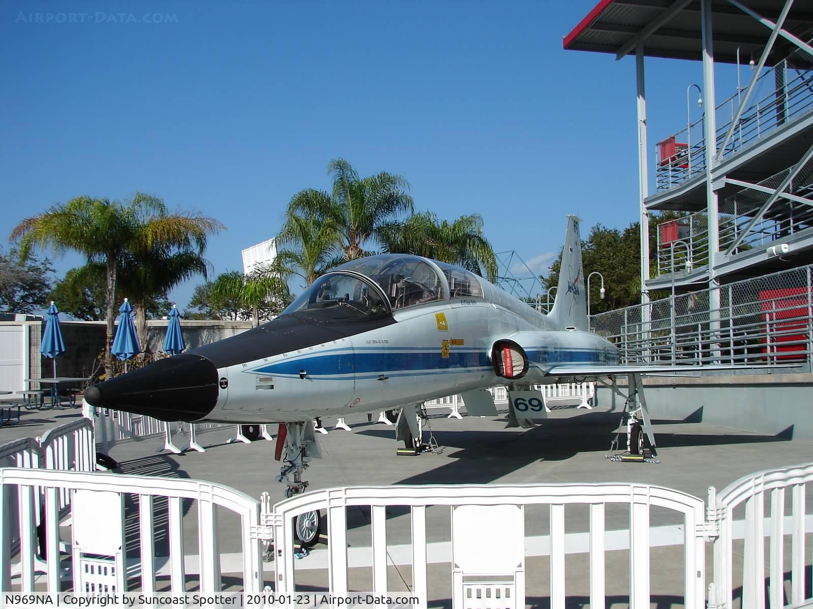 N969NA, Northrop T-38N C/N N5748, NASA T-38 Talon on display at the Kennedy Space Center