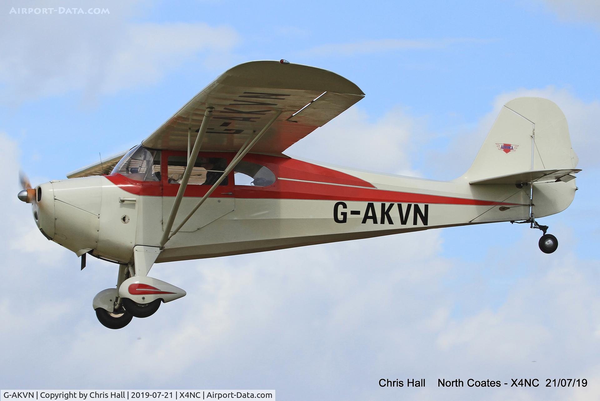 G-AKVN, 1946 Aeronca 11AC Chief Chief C/N 11AC-469, North Coates summer fly in