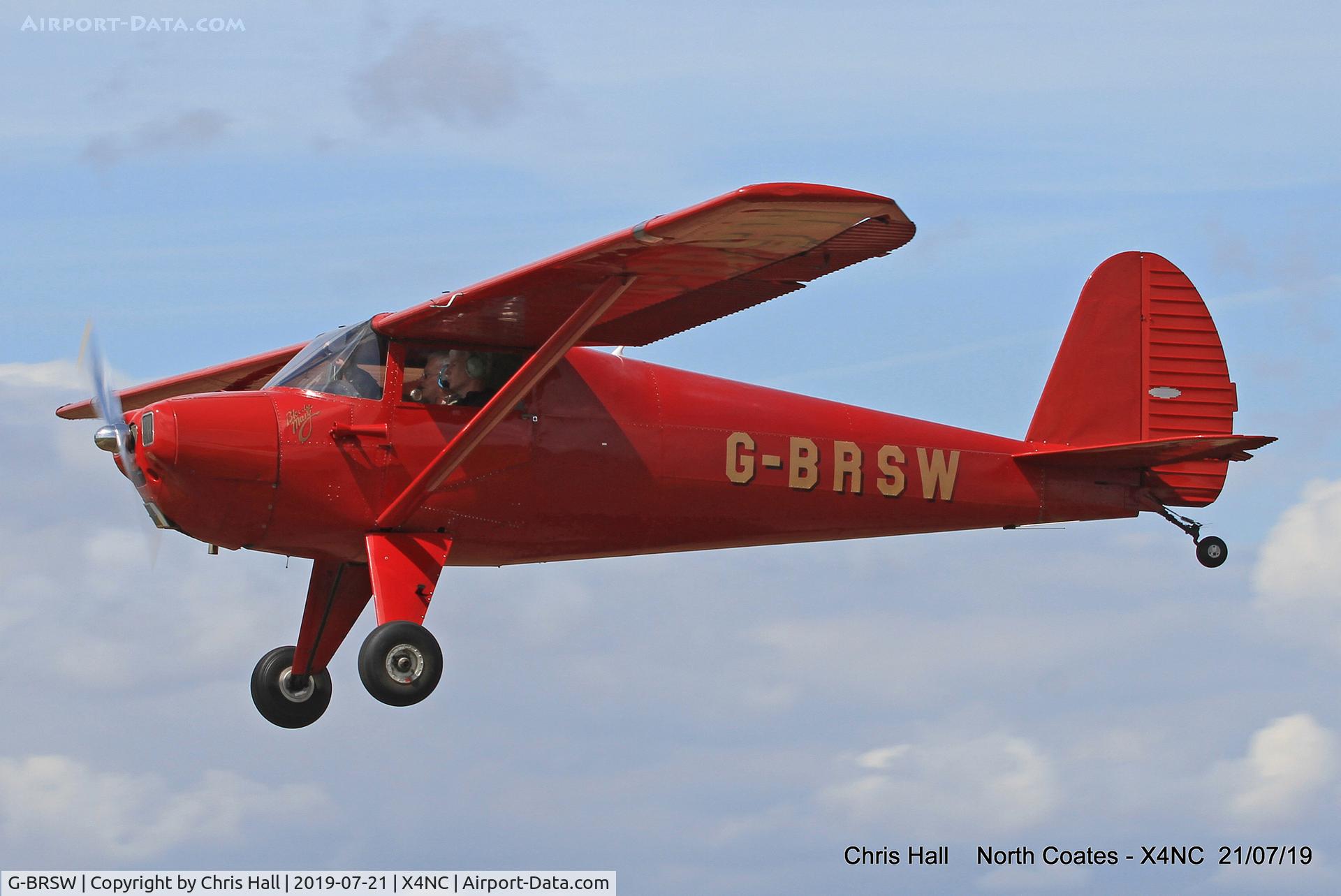 G-BRSW, 1946 Luscombe 8A C/N 3249, North Coates summer fly in