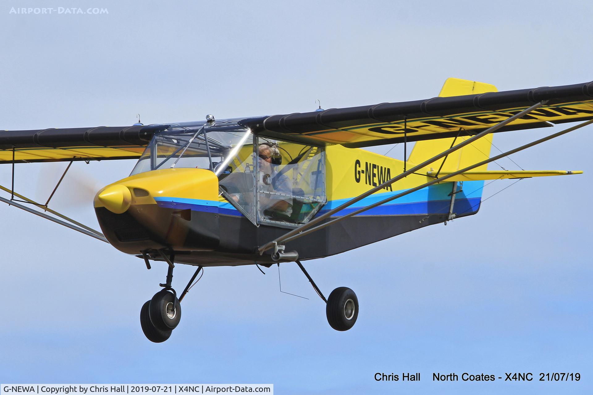 G-NEWA, 2015 Rans S-6ES Coyote II C/N LAA 204-15224, North Coates summer fly in