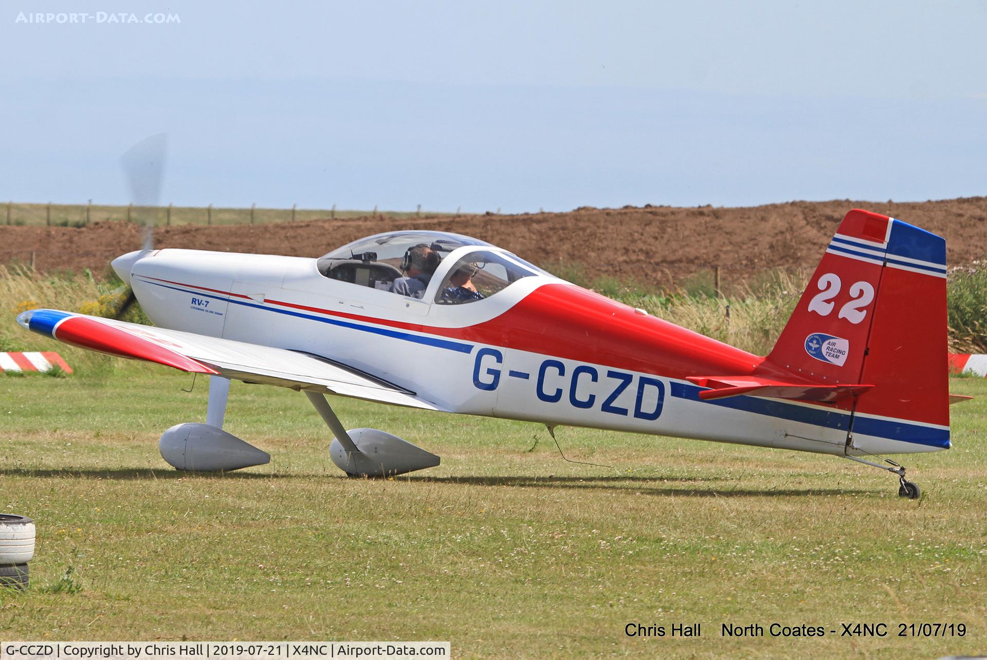 G-CCZD, 2004 Vans RV-7 C/N PFA 323-14087, North Coates summer fly in