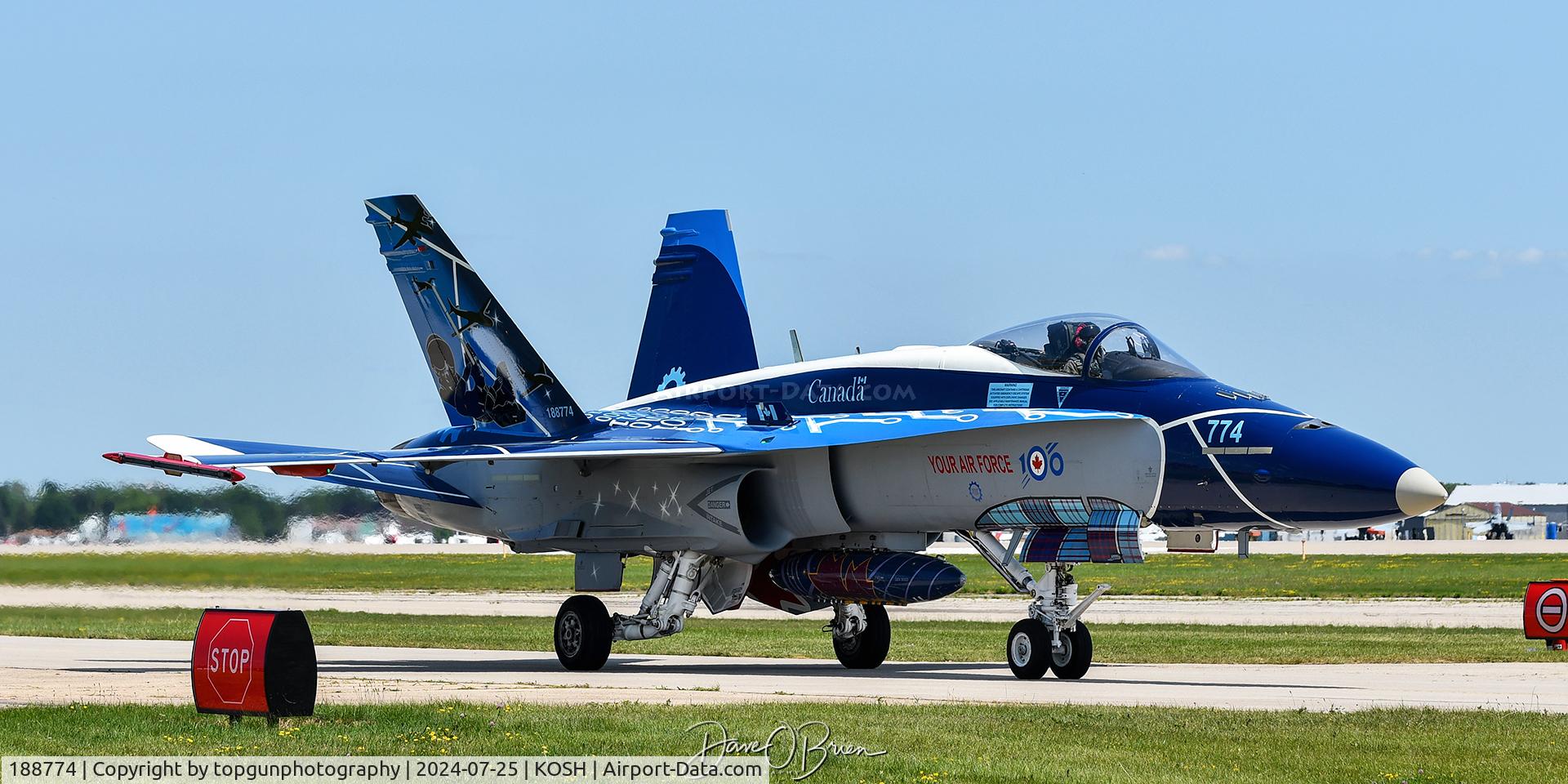 188774, 1986 McDonnell Douglas CF-188A Hornet C/N 0512/A423, 2024 Canadian Demo Jet