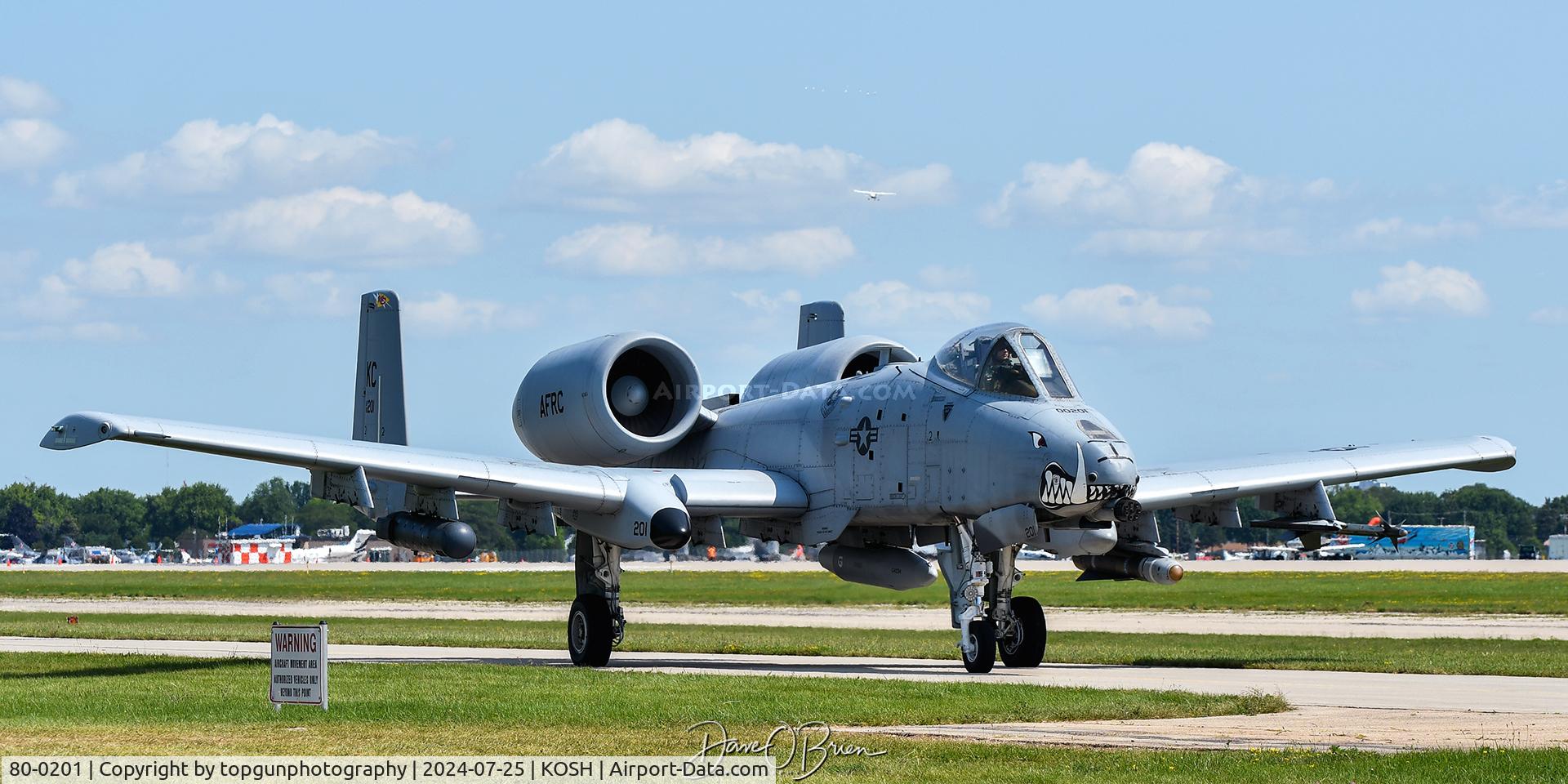 80-0201, 1980 Fairchild Republic A-10A Thunderbolt II C/N A10-0551, 303rd FS	Whiteman AFB, MO
