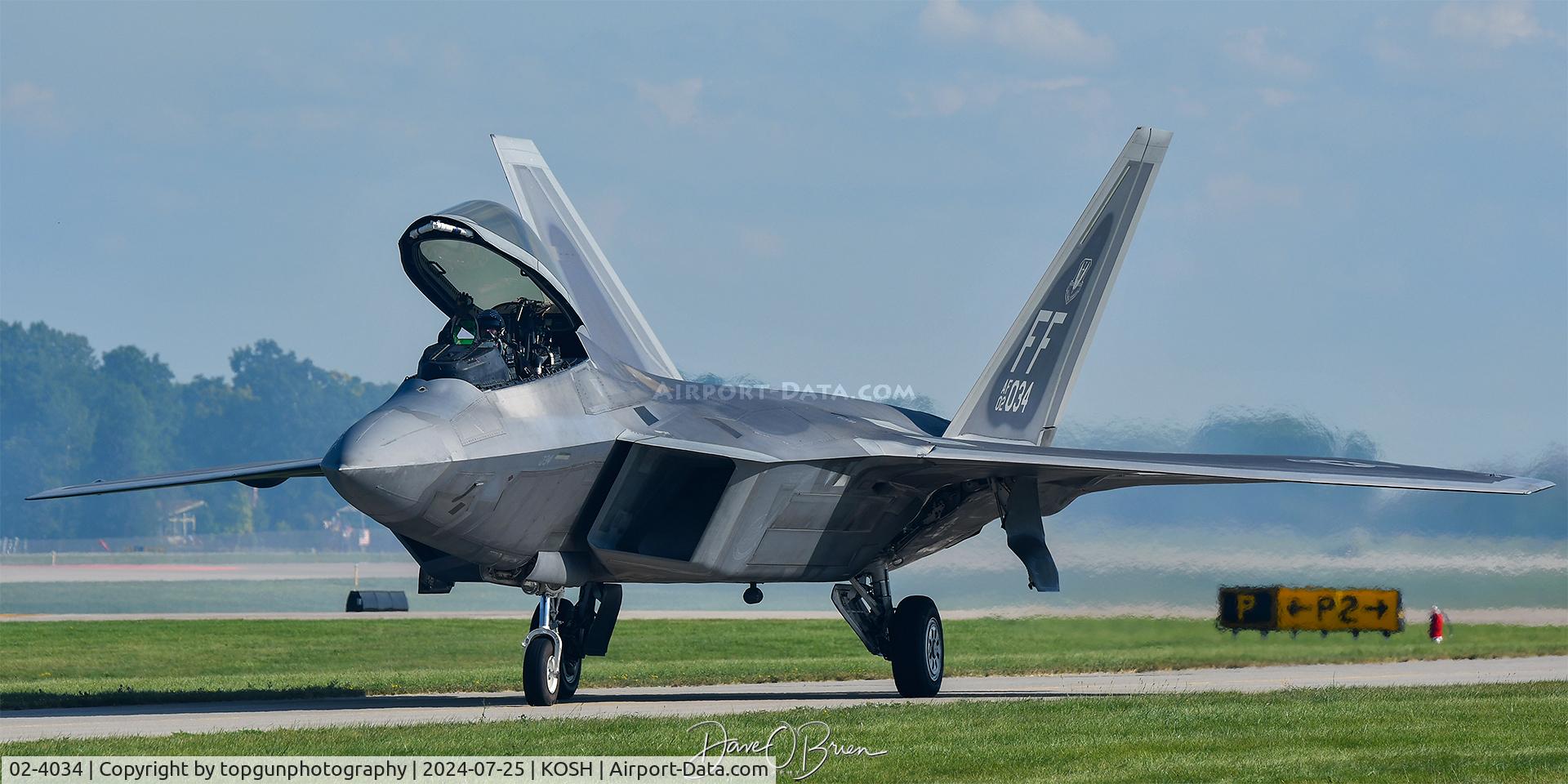 02-4034, 2002 Lockheed Martin F/A-22A Raptor C/N 4034, F-22 Demo RaZZ 